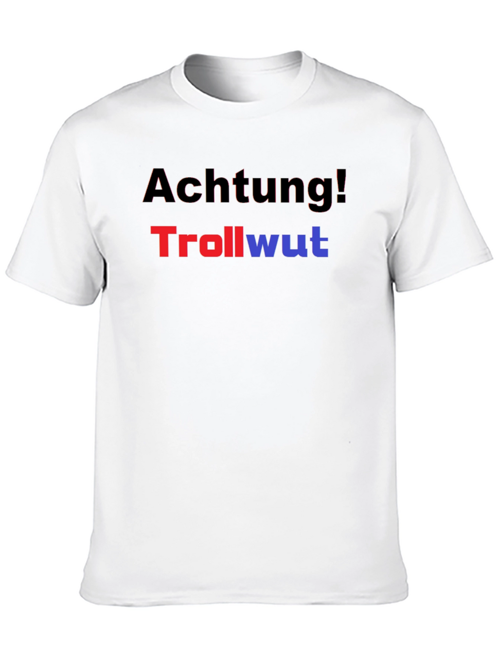 Achtung! Trollwut Graphic Tee - Black