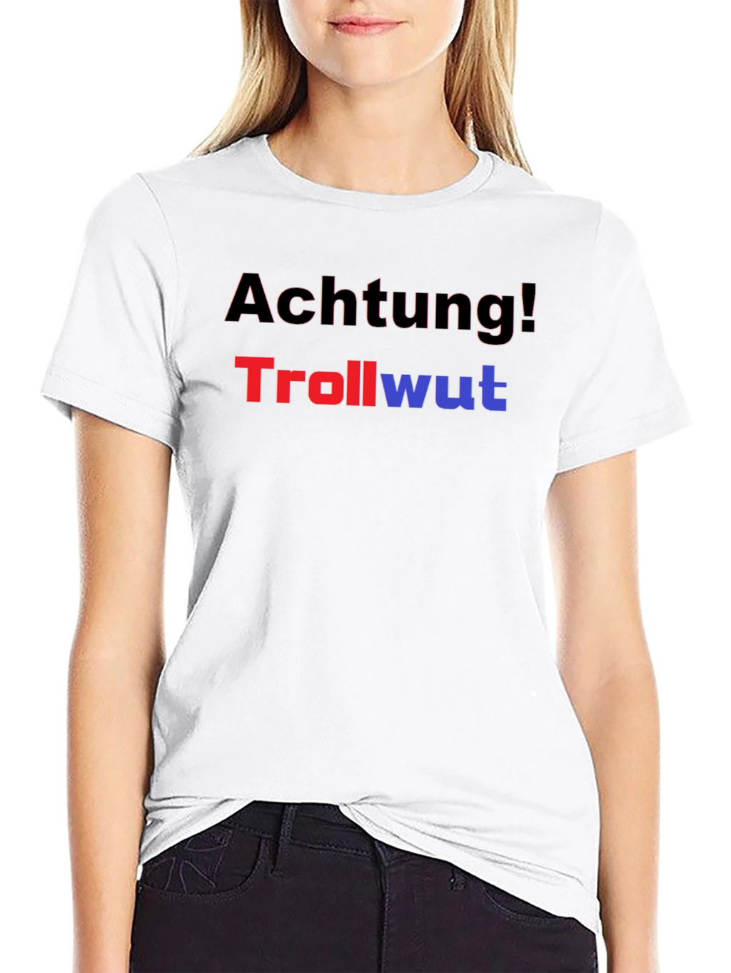 Achtung! Trollwut Graphic Tee - Black