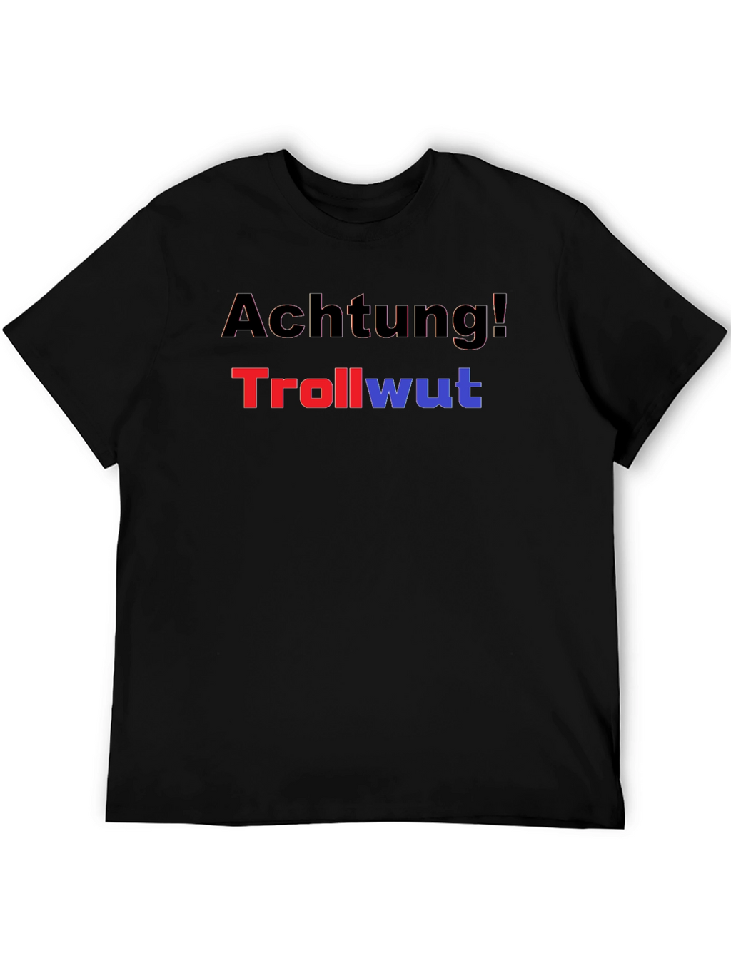 Achtung! Trollwut Graphic Tee - Black