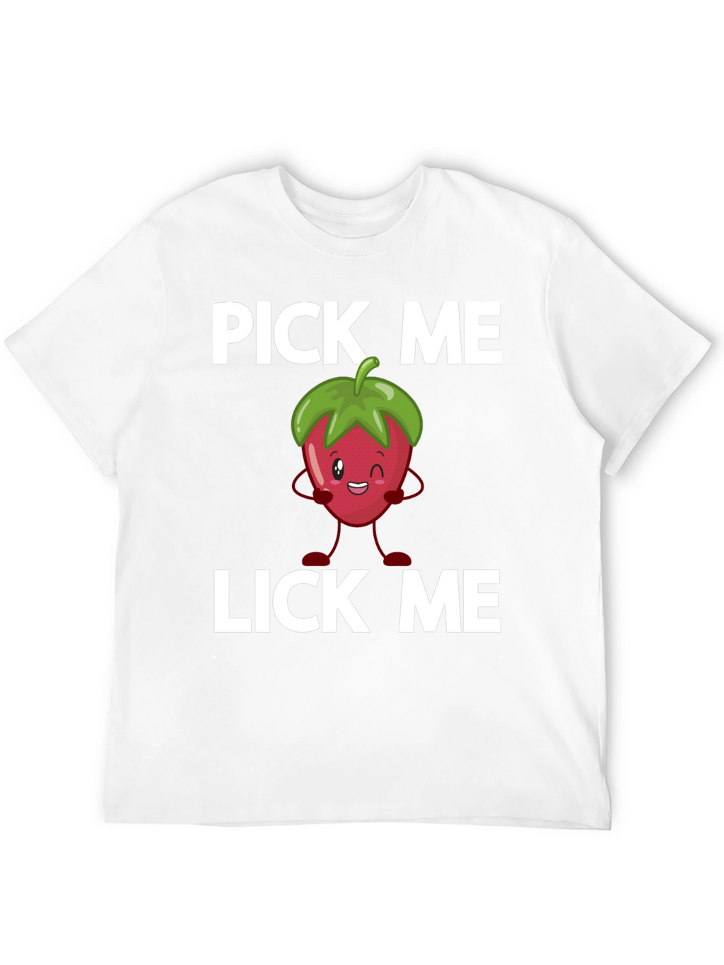 Pick Me Lick Me Strawberry Graphic Tee