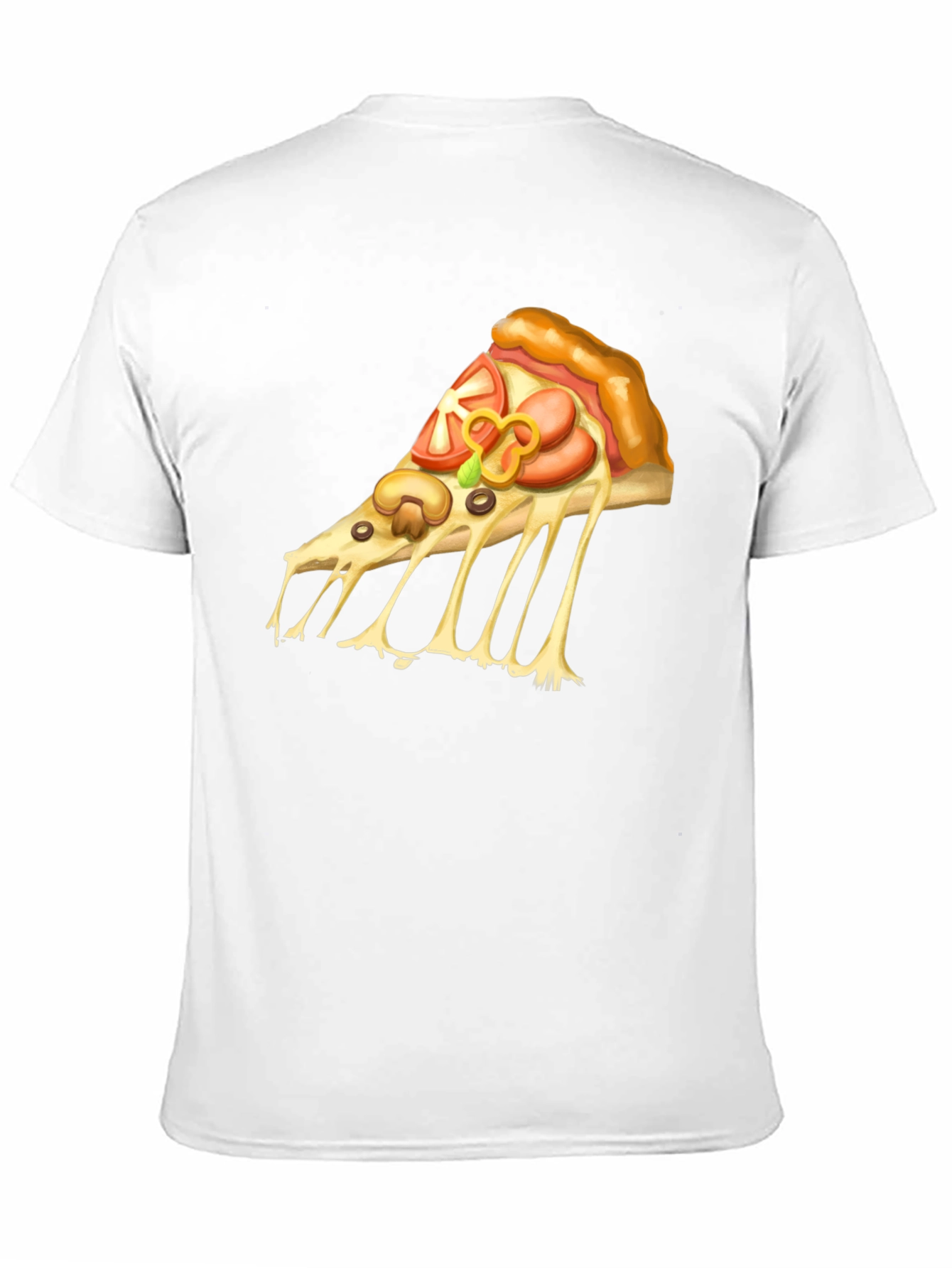 Pizza Graphic T-Shirt - Casual Tee