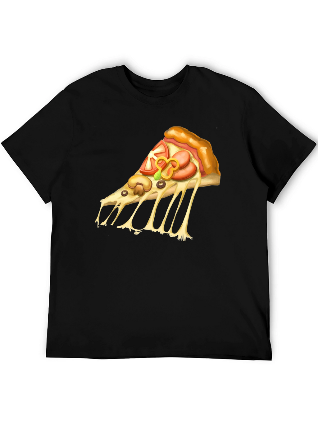 Pizza Graphic T-Shirt - Casual Tee