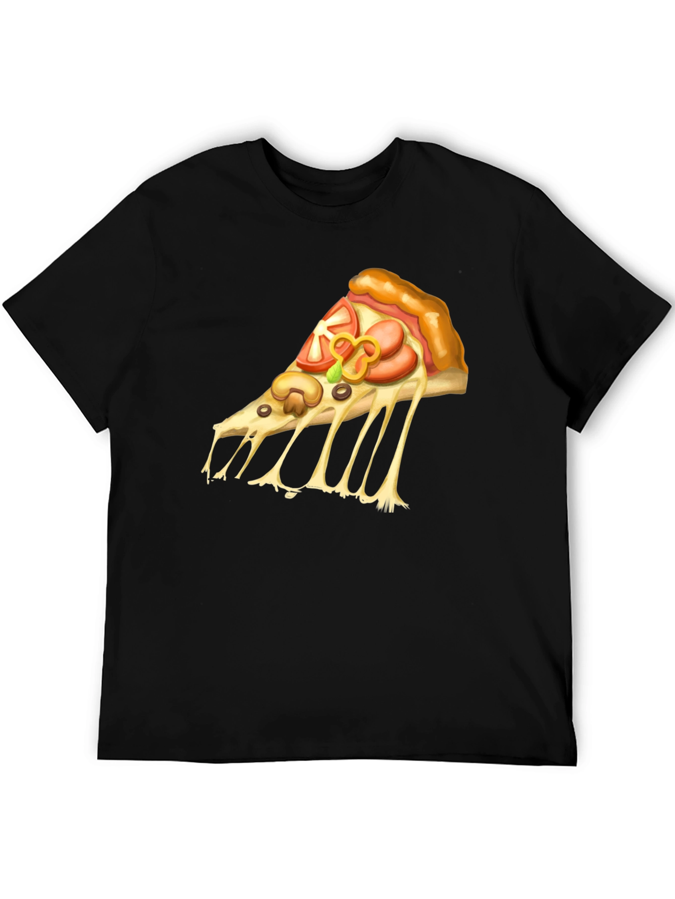 Pizza Graphic T-Shirt - Casual Tee