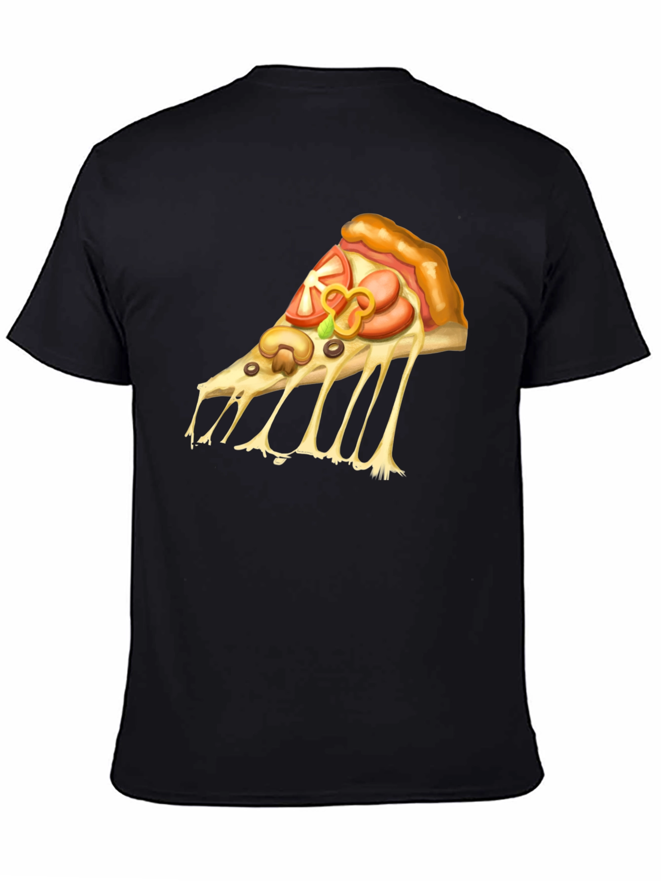 Pizza Graphic T-Shirt - Casual Tee