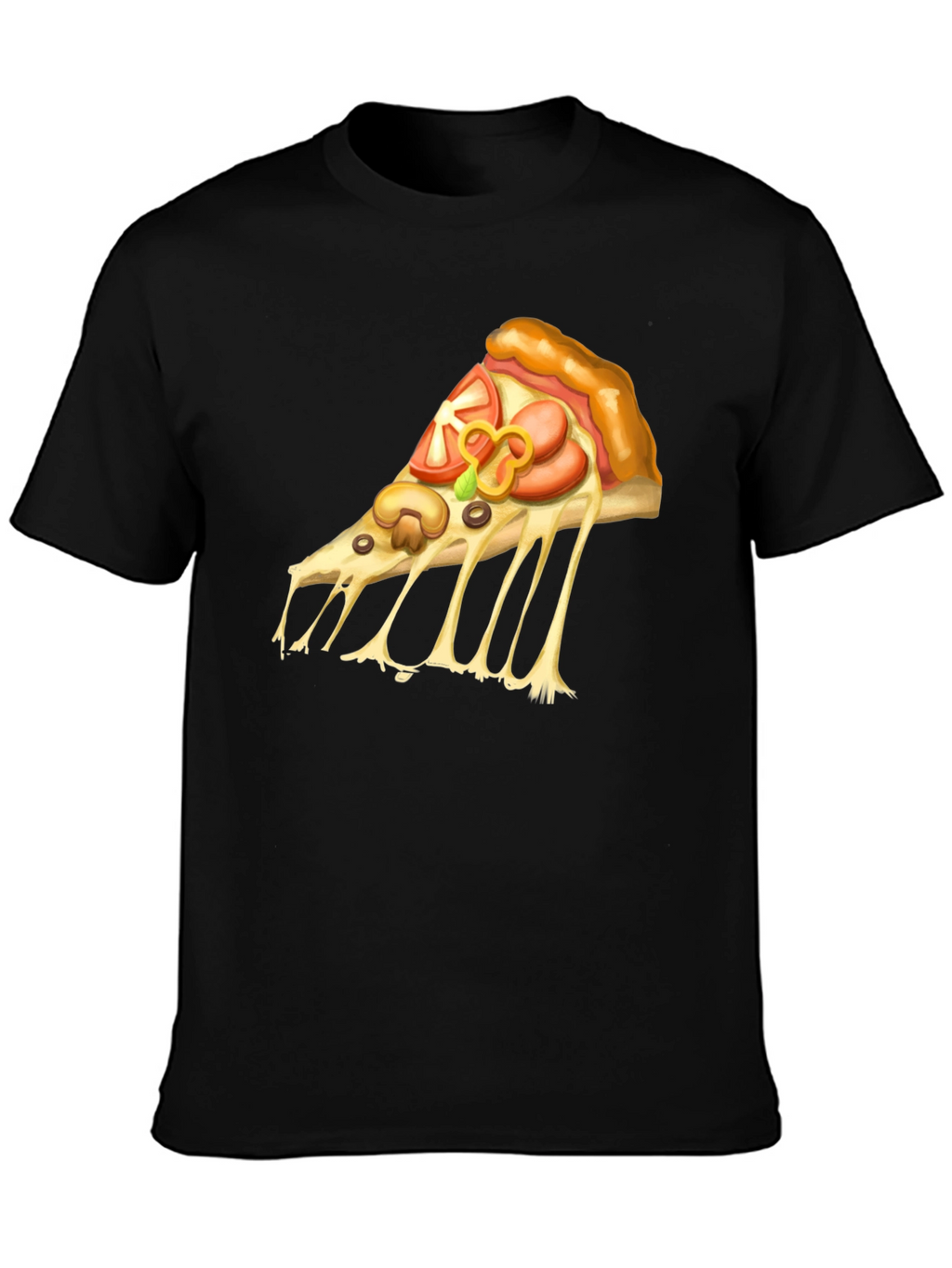 Pizza Graphic T-Shirt - Casual Tee