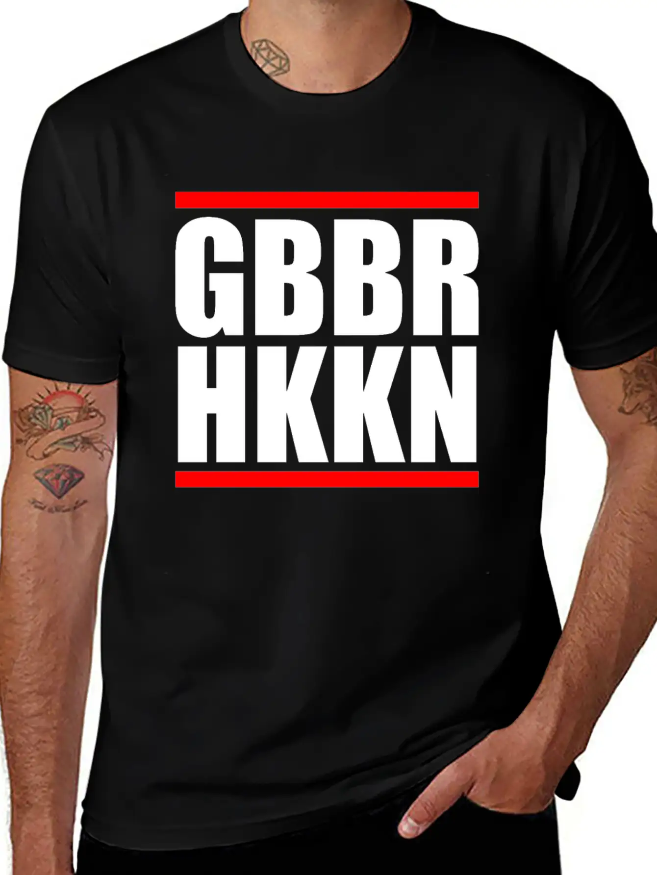 Gabber Hakken Uptempo Saying Breathable Soft Cotton T-Shirt – Timeless Casual Look