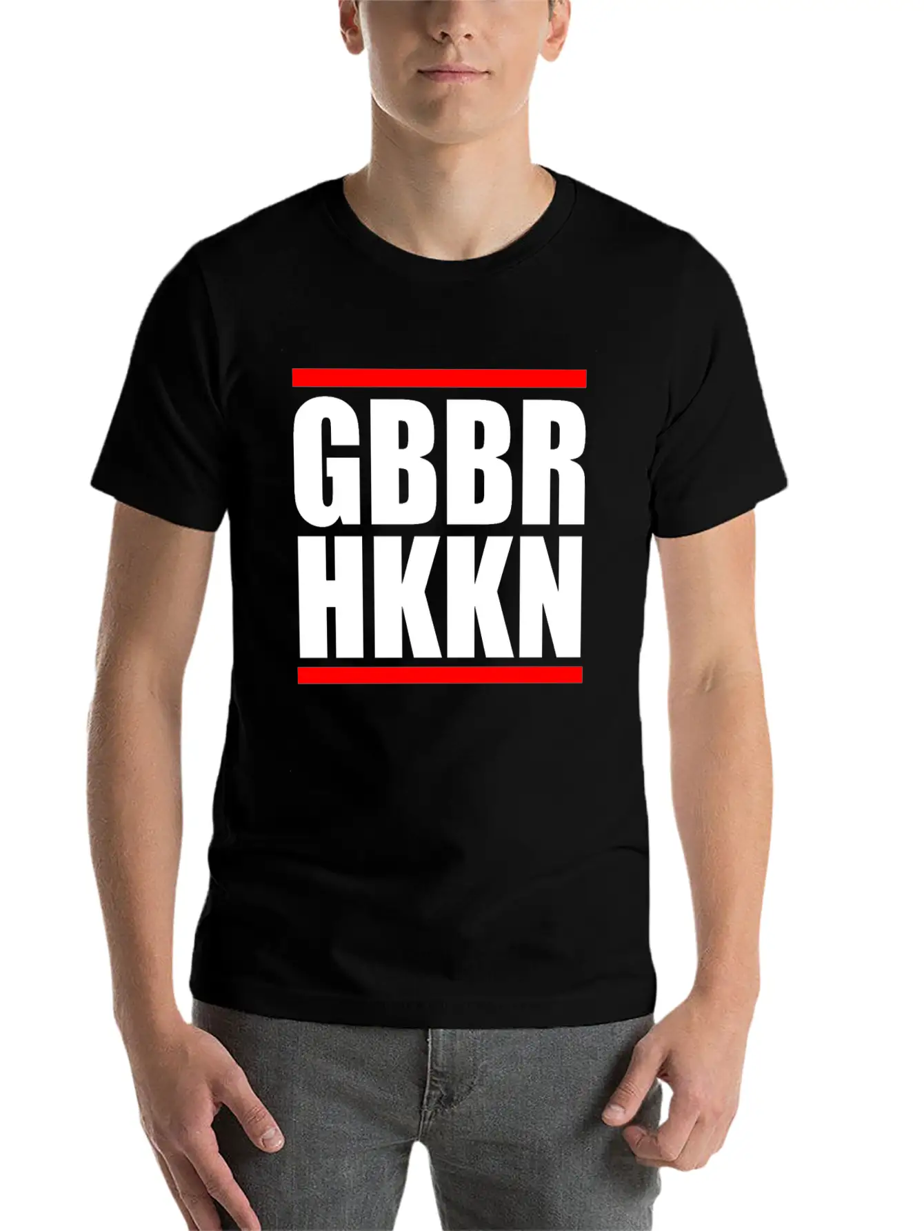 Gabber Hakken Uptempo Saying Breathable Soft Cotton T-Shirt – Timeless Casual Look