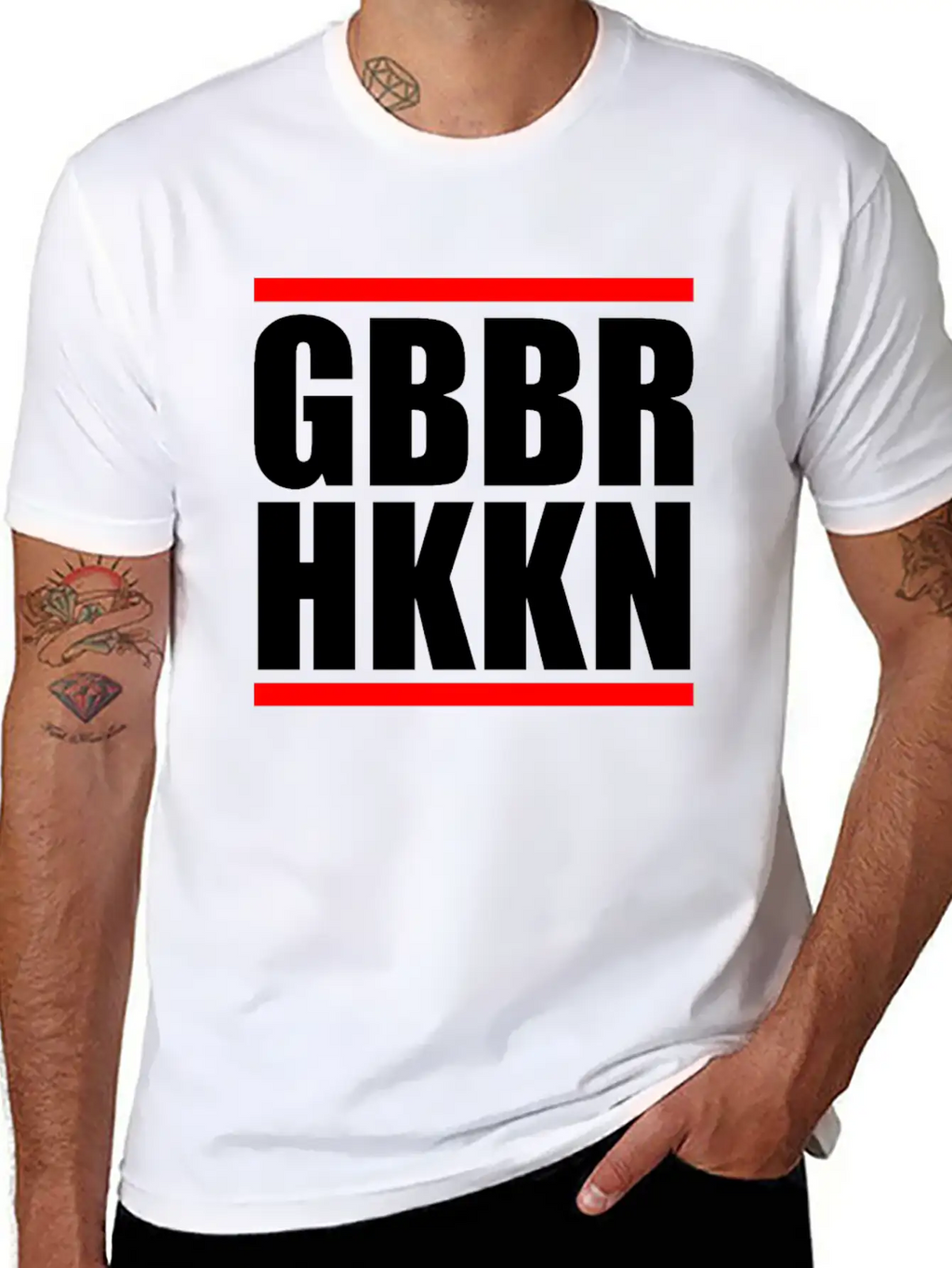 Gabber Hakken Uptempo Saying Breathable Soft Cotton T-Shirt – Timeless Casual Look
