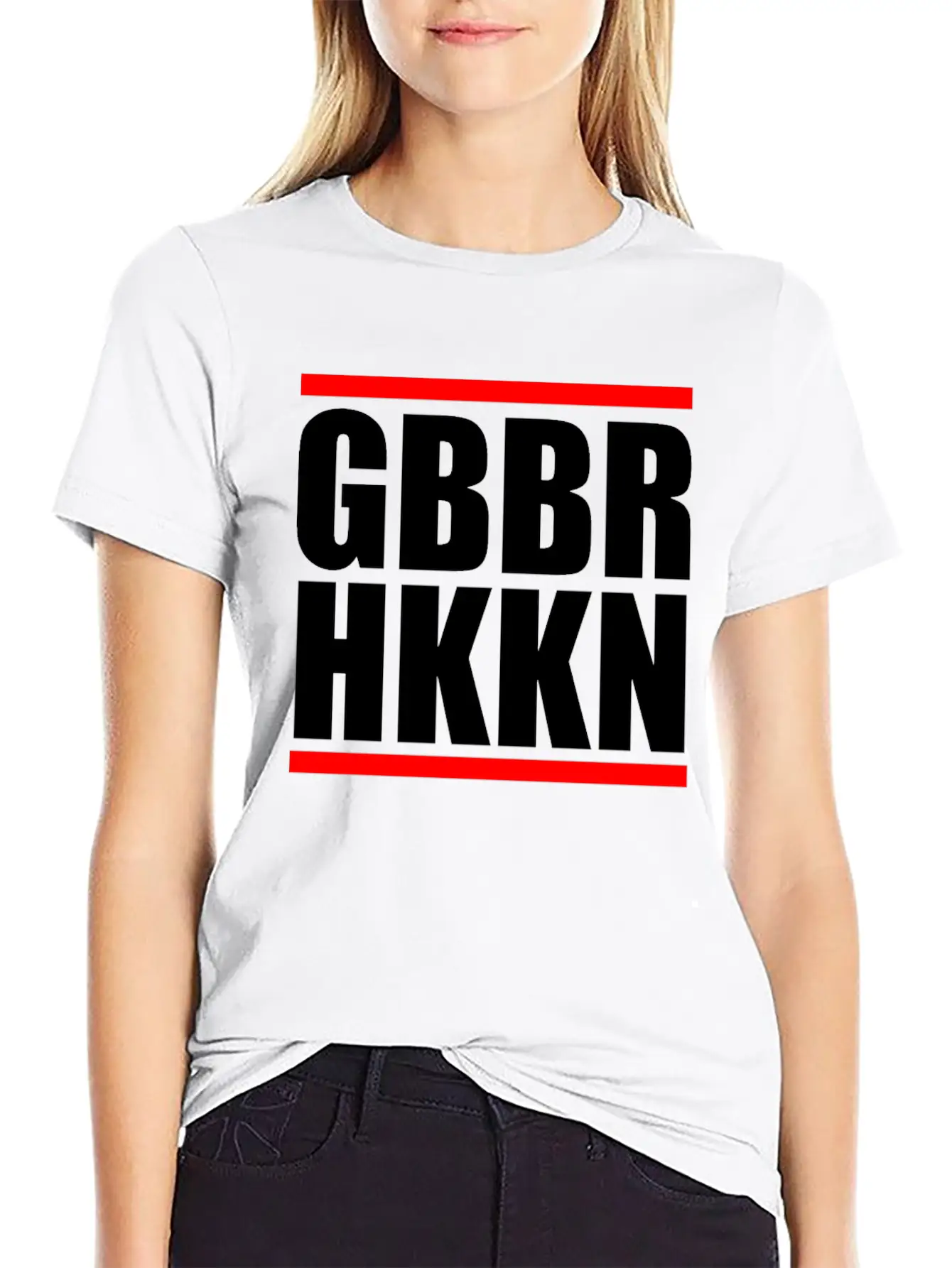 Gabber Hakken Uptempo Saying Breathable Soft Cotton T-Shirt – Timeless Casual Look