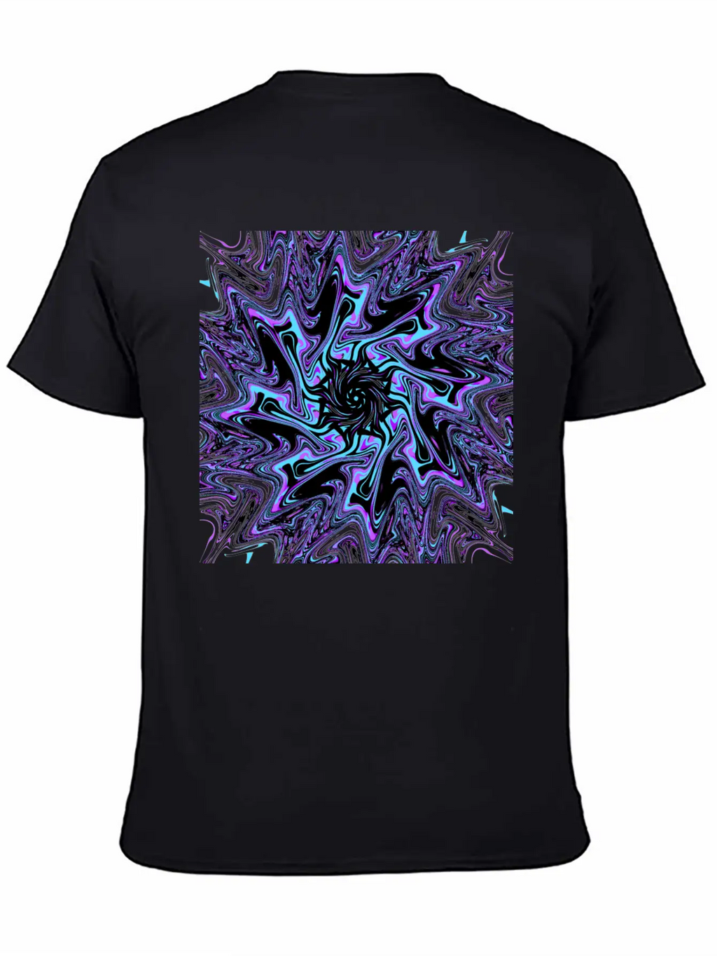 Galactic Black Hole Ectoplasm (Mandala) Stylish Everyday T-Shirt – Unisex Basic Cotton Tee