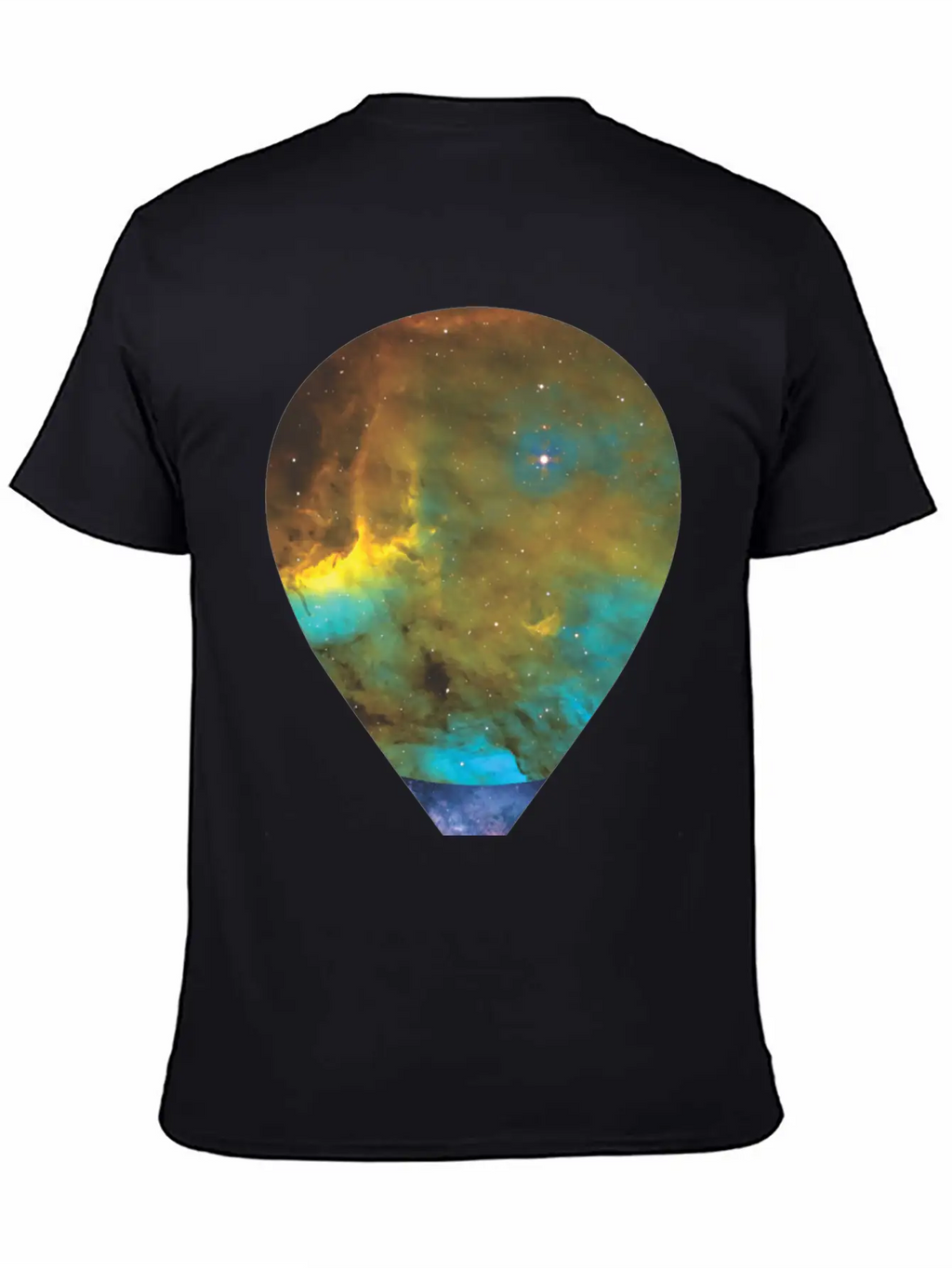 Galaxy Hot Air Balloon Unisex Casual T-Shirt – Clean Design For Daily Comfort