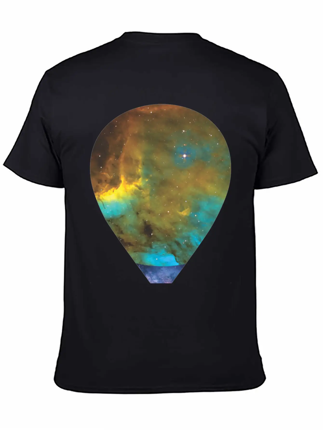 Galaxy Hot Air Balloon Unisex Casual T-Shirt – Clean Design For Daily Comfort