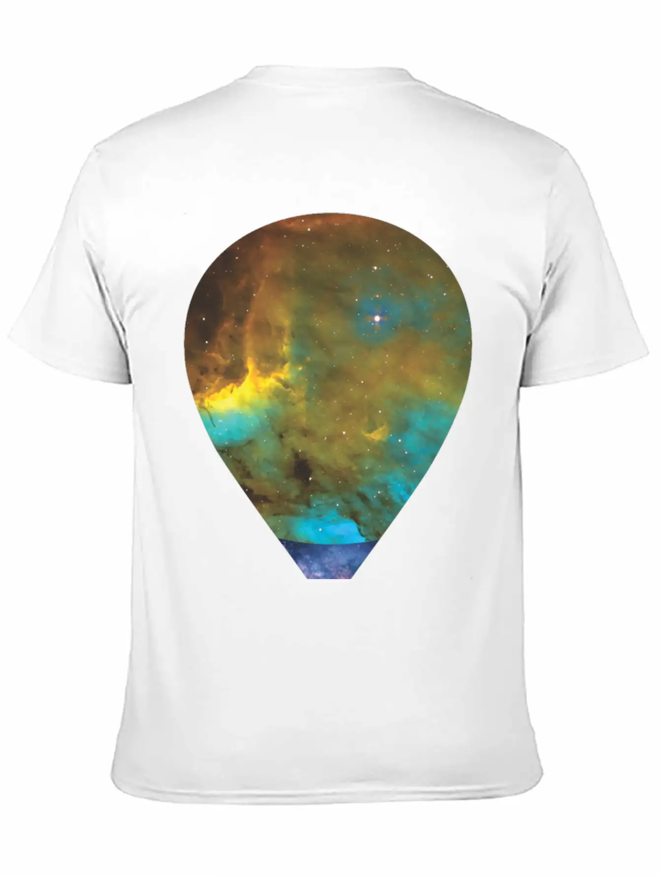 Galaxy Hot Air Balloon Unisex Casual T-Shirt – Clean Design For Daily Comfort