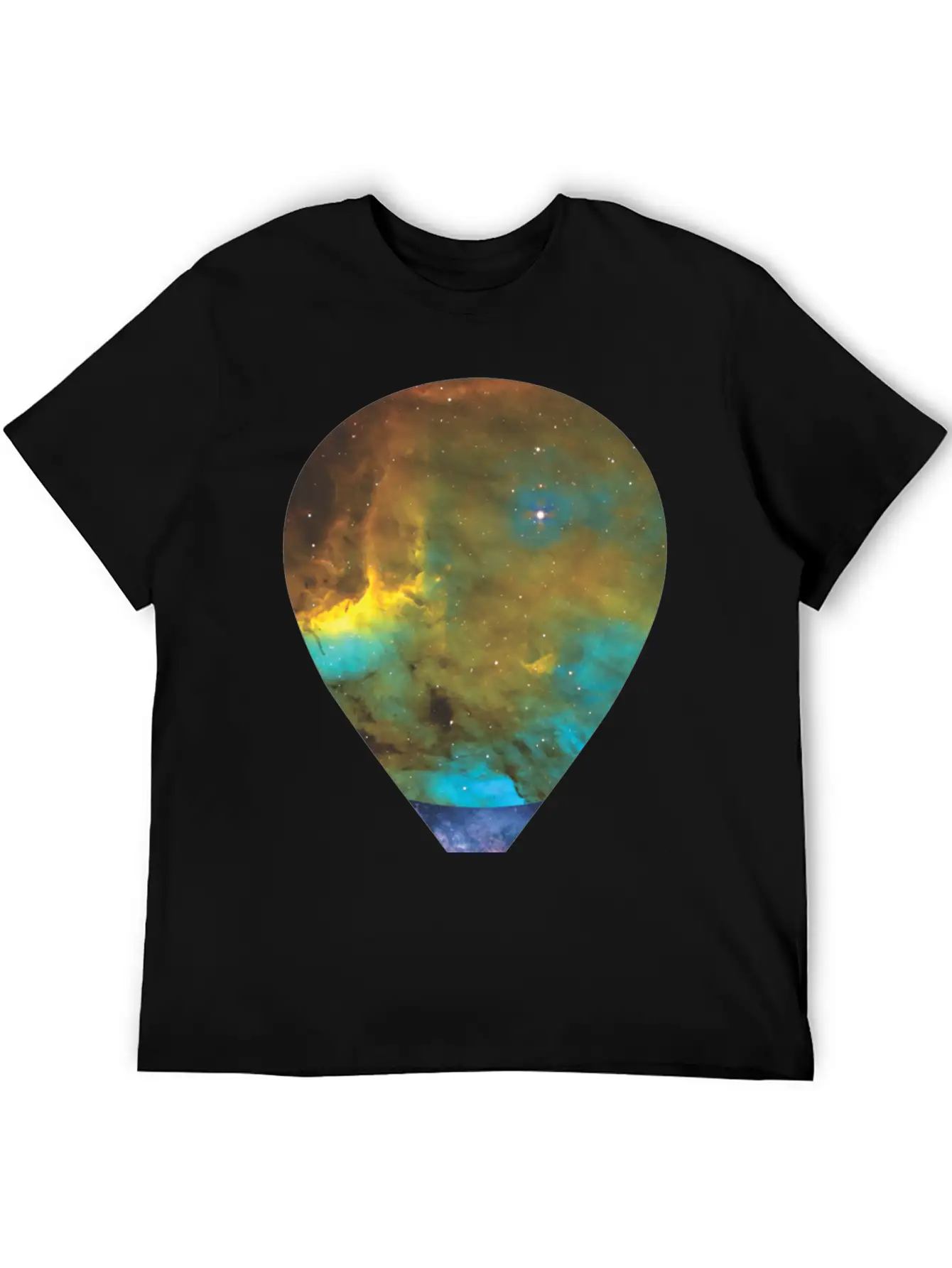 Galaxy Hot Air Balloon Unisex Casual T-Shirt – Clean Design For Daily Comfort