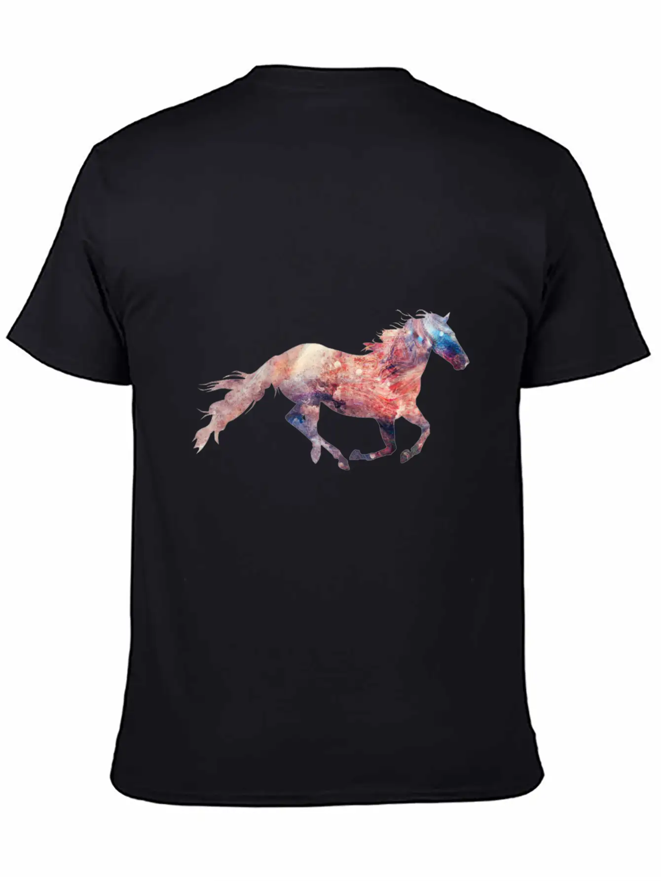 Galaxy Of Horse Essential Cotton Tee For Daily Outfits – Unisex Style