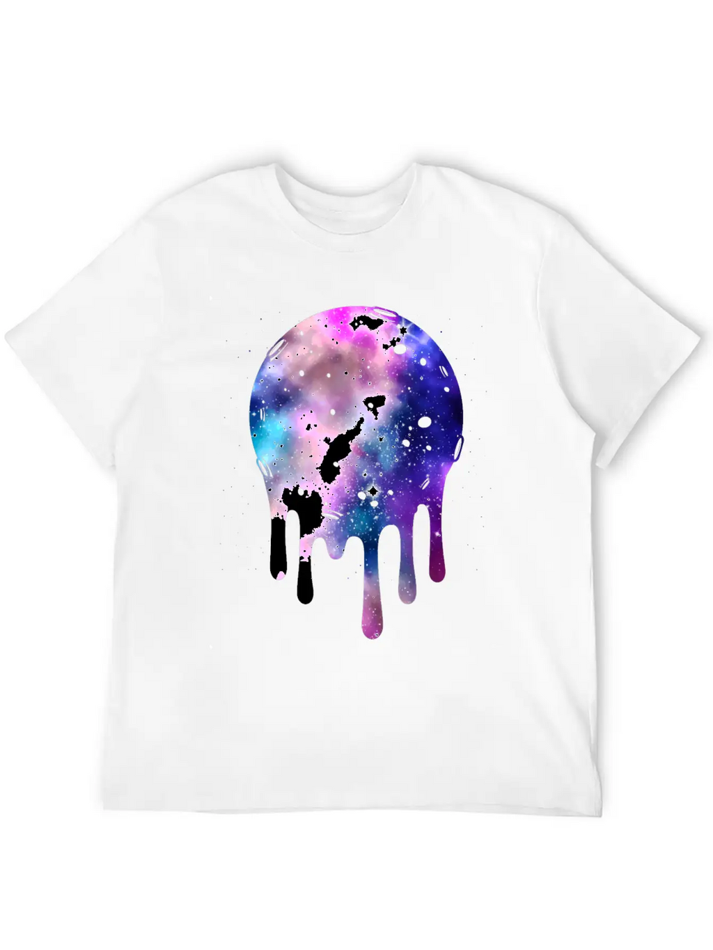 Galaxy Pastel Goth Moon Kawaii Space Basic Graphic T-Shirt – Daily Comfort In Soft Cotton