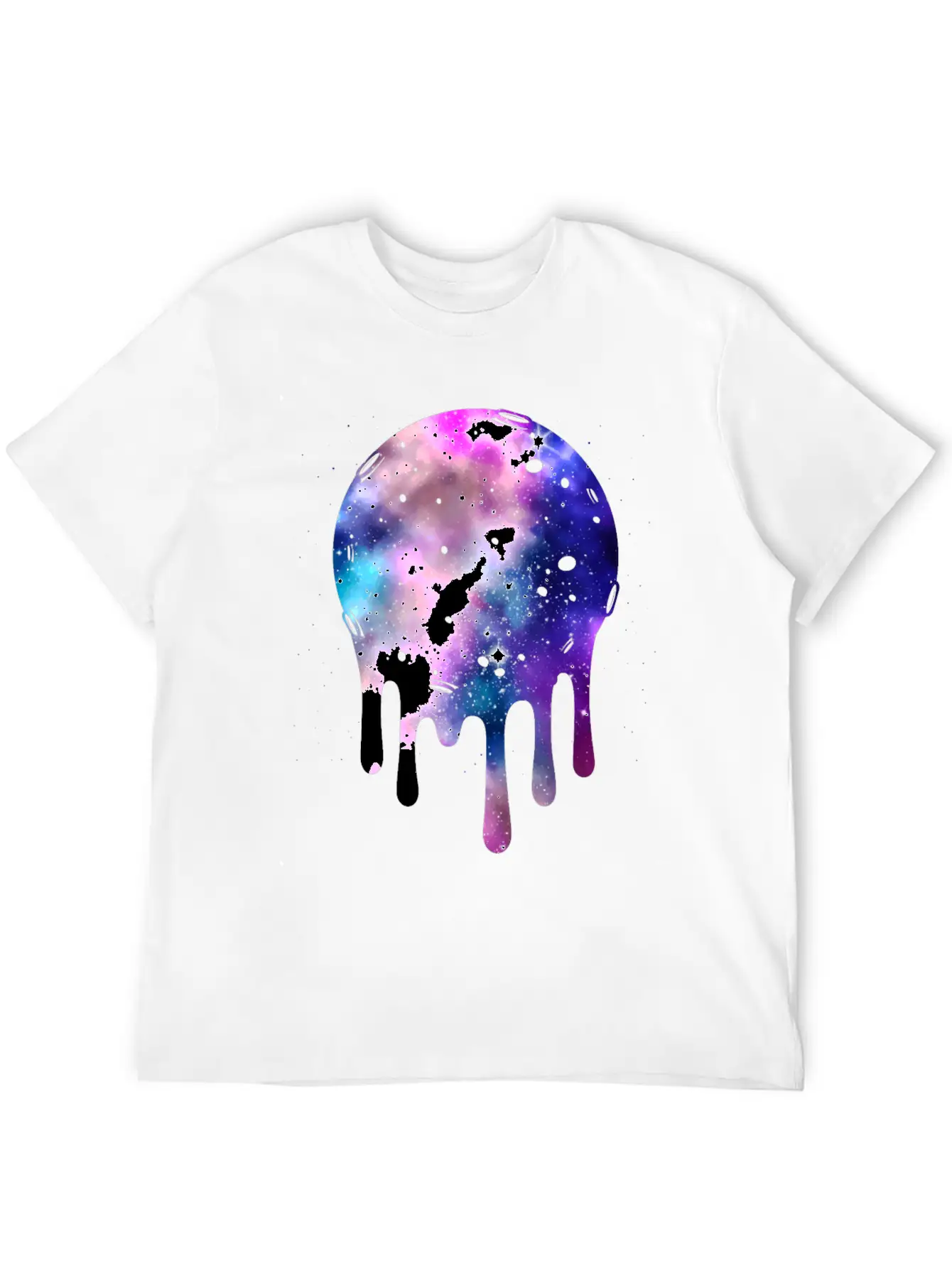 Galaxy Pastel Goth Moon Kawaii Space Basic Graphic T-Shirt – Daily Comfort In Soft Cotton
