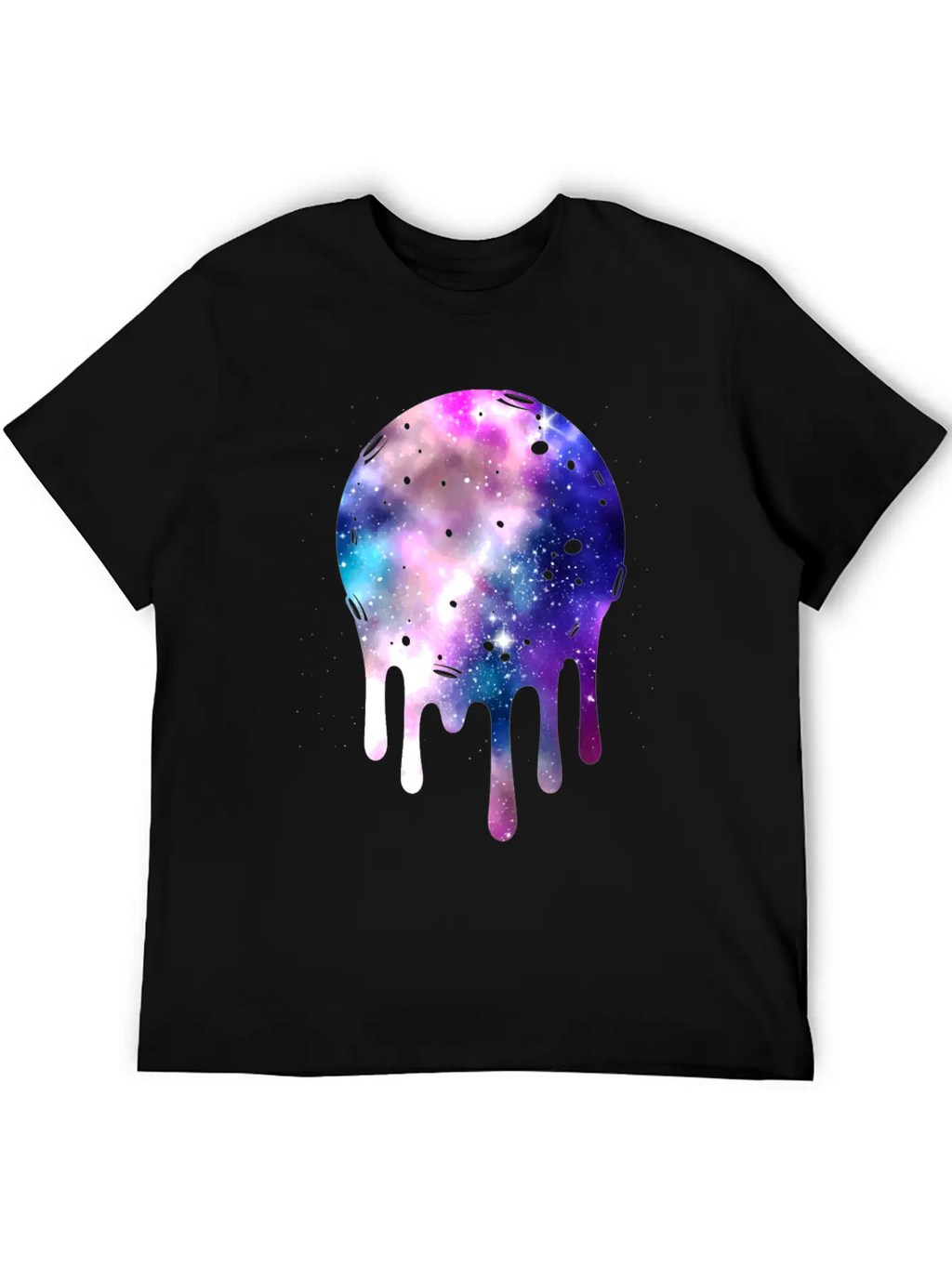 Galaxy Pastel Goth Moon Kawaii Space Basic Graphic T-Shirt – Daily Comfort In Soft Cotton