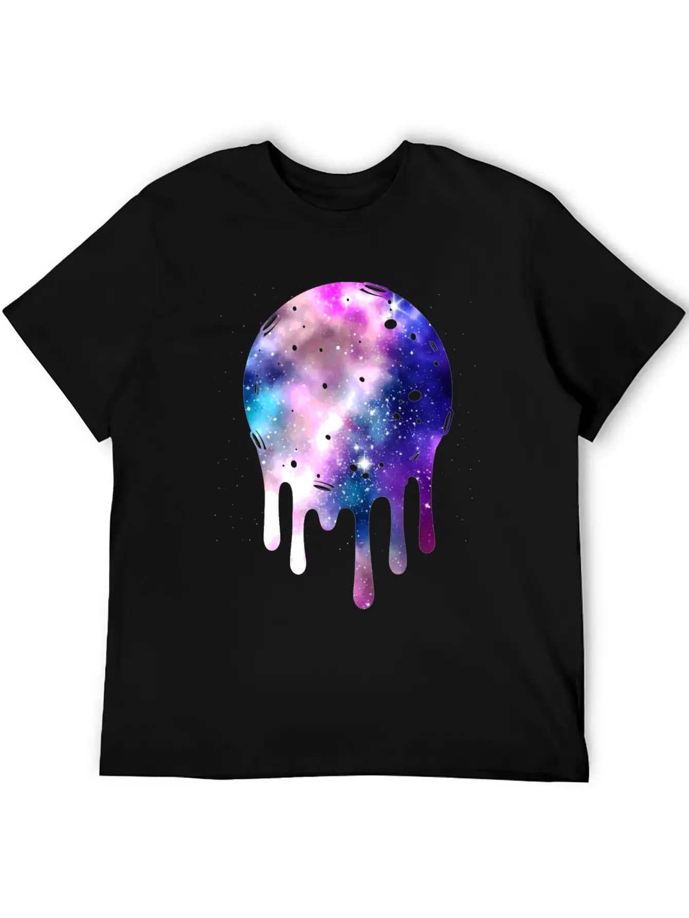Galaxy Pastel Goth Moon Kawaii Space Basic Graphic T-Shirt – Daily Comfort In Soft Cotton