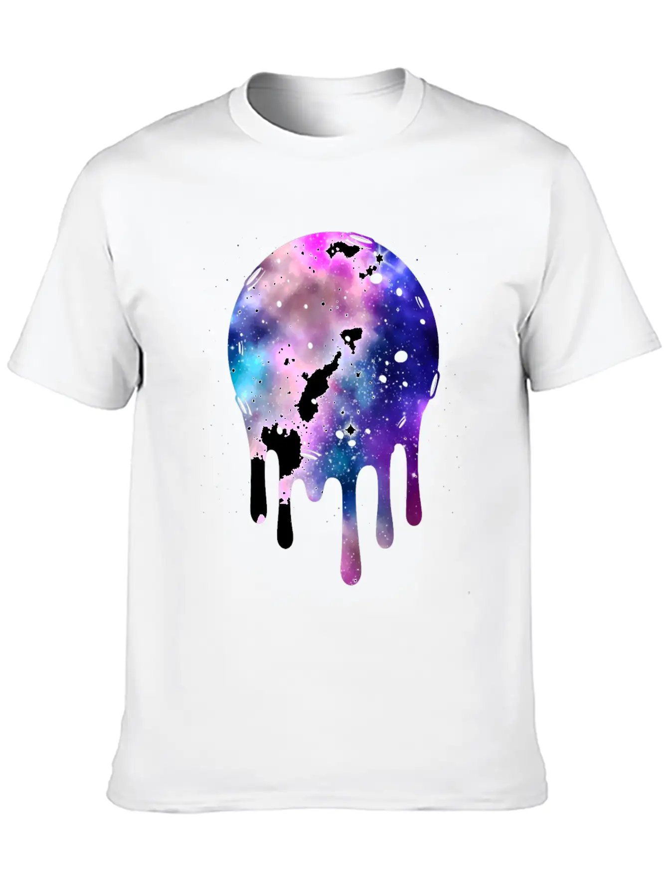 Galaxy Pastel Goth Moon Kawaii Space Basic Graphic T-Shirt – Daily Comfort In Soft Cotton