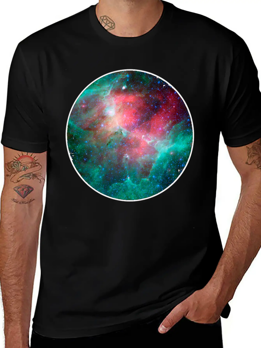 Galaxy - Space - Stars - Cosmic - Art - Universe Stylish Everyday T-Shirt – Unisex Basic Cotton Tee