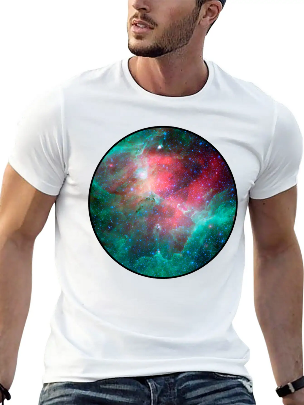 Galaxy - Space - Stars - Cosmic - Art - Universe Stylish Everyday T-Shirt – Unisex Basic Cotton Tee