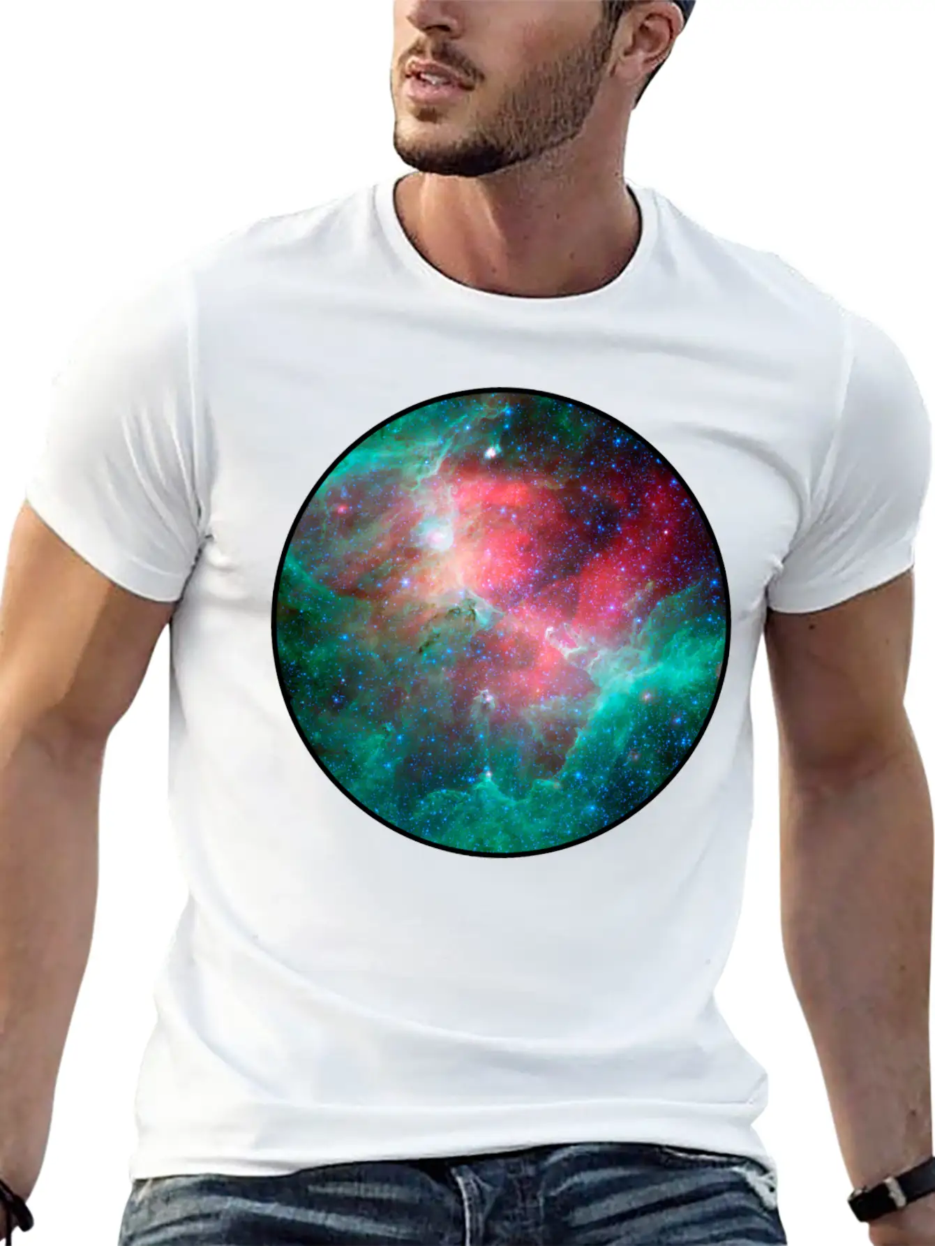 Galaxy - Space - Stars - Cosmic - Art - Universe Stylish Everyday T-Shirt – Unisex Basic Cotton Tee
