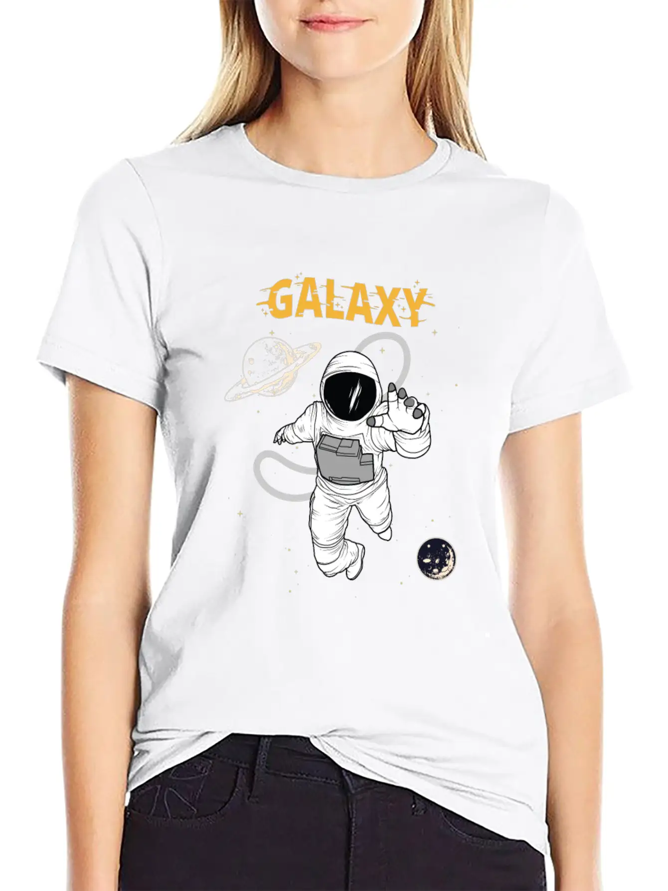 Galaxy T Shirt Relaxed Everyday Tee – Lightweight And Durable Cotton