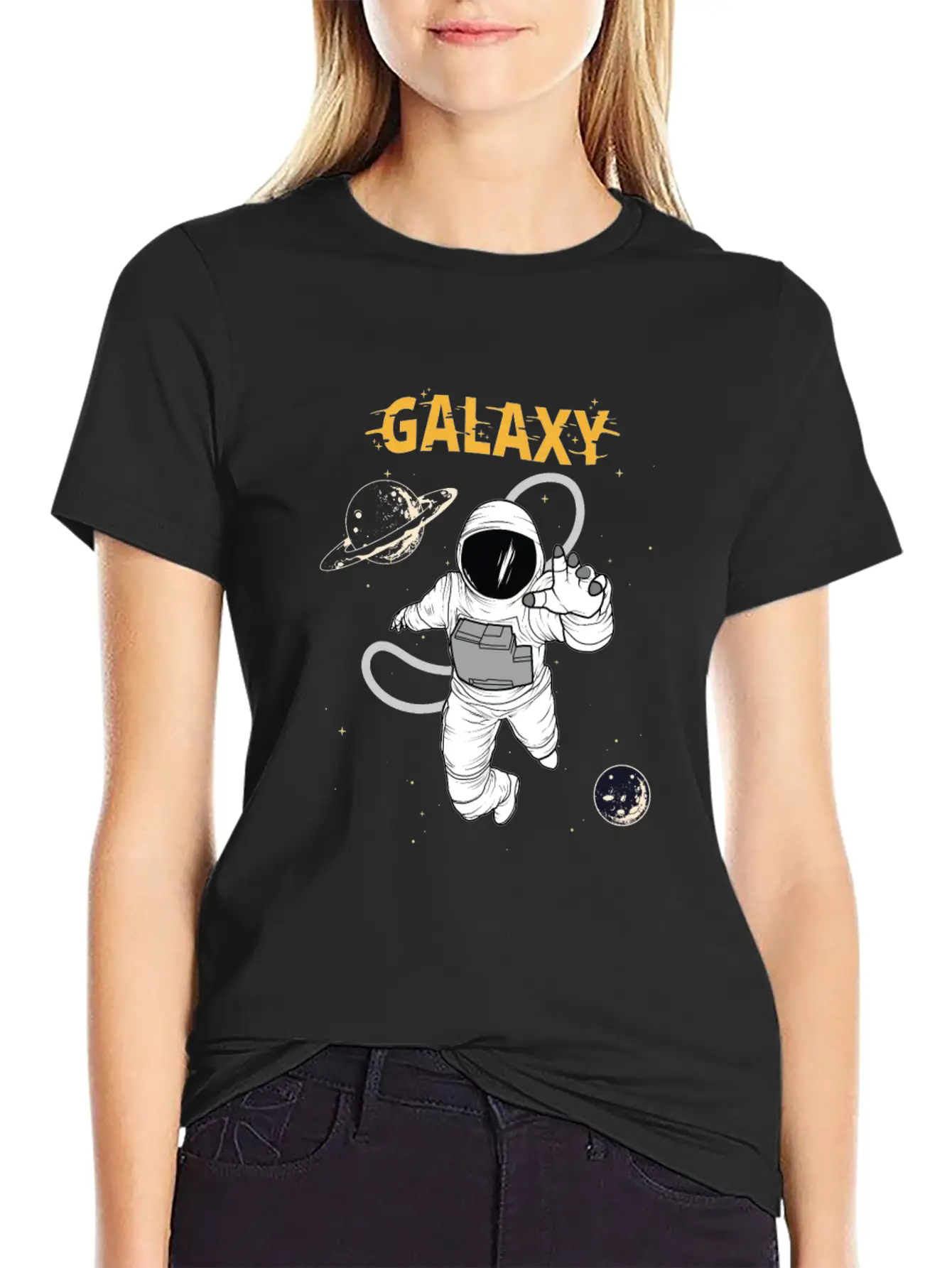 Galaxy T Shirt Relaxed Everyday Tee – Lightweight And Durable Cotton