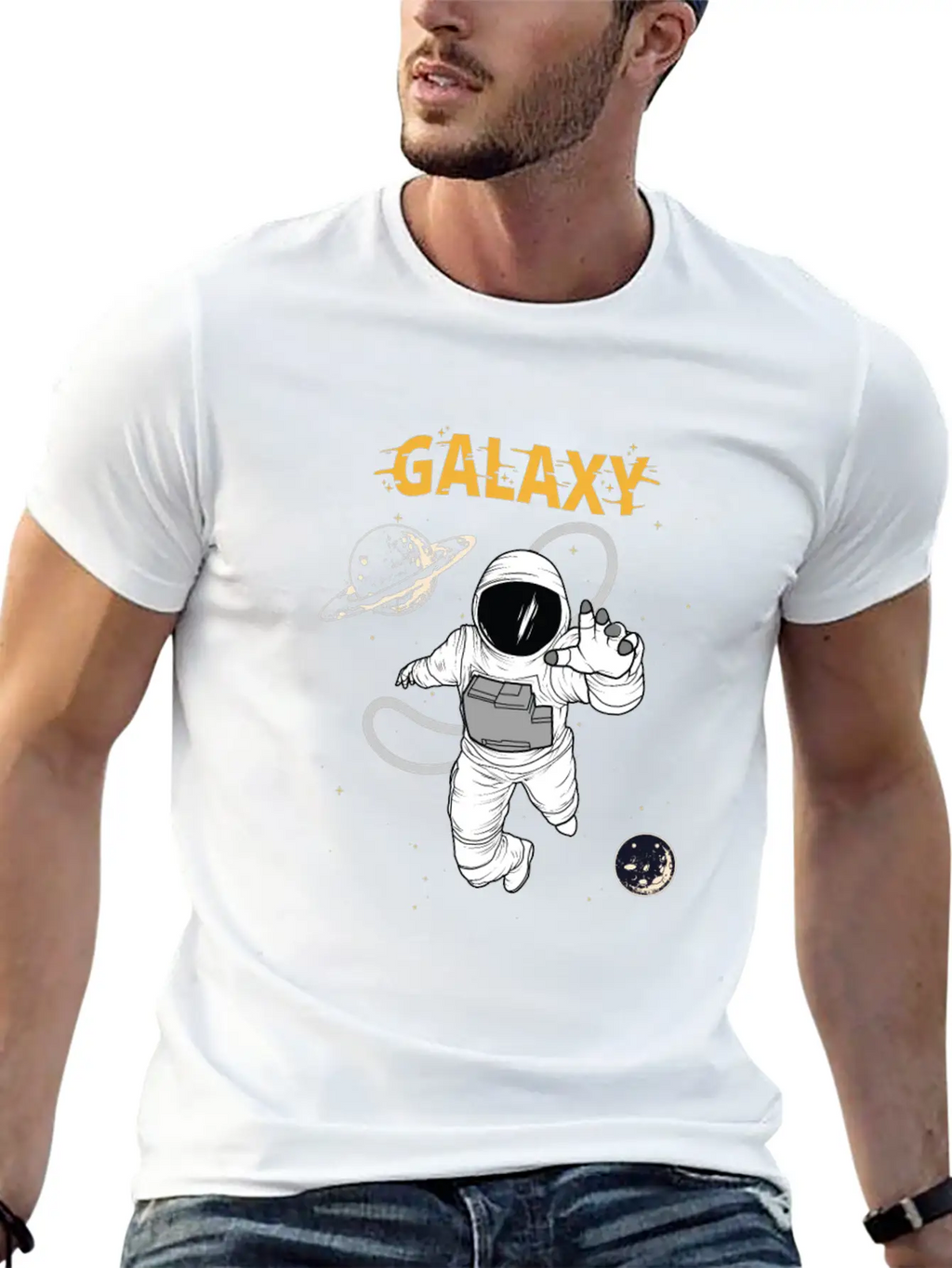 Galaxy T Shirt Relaxed Everyday Tee – Lightweight And Durable Cotton