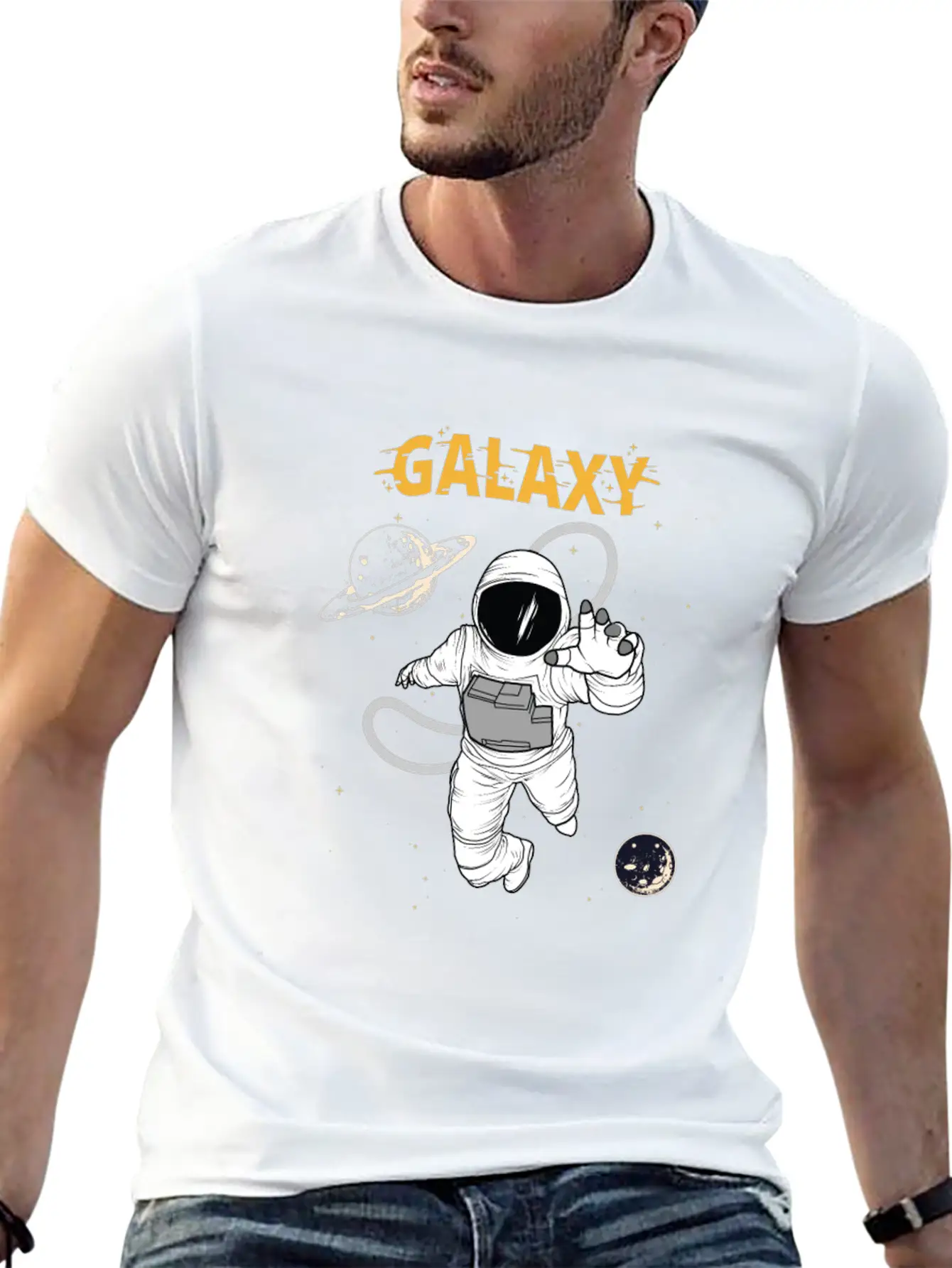 Galaxy T Shirt Relaxed Everyday Tee – Lightweight And Durable Cotton