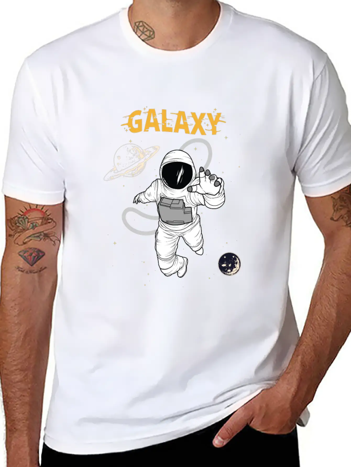 Galaxy T Shirt Relaxed Everyday Tee – Lightweight And Durable Cotton