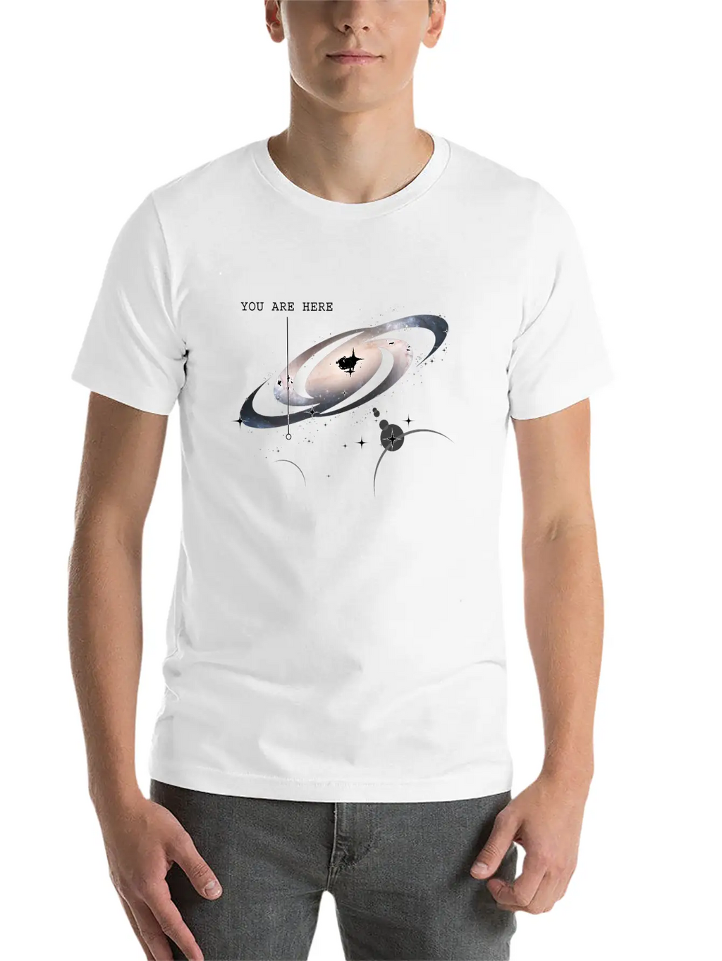 Galaxy Your Here Relaxed Everyday Tee – Lightweight And Durable Cotton