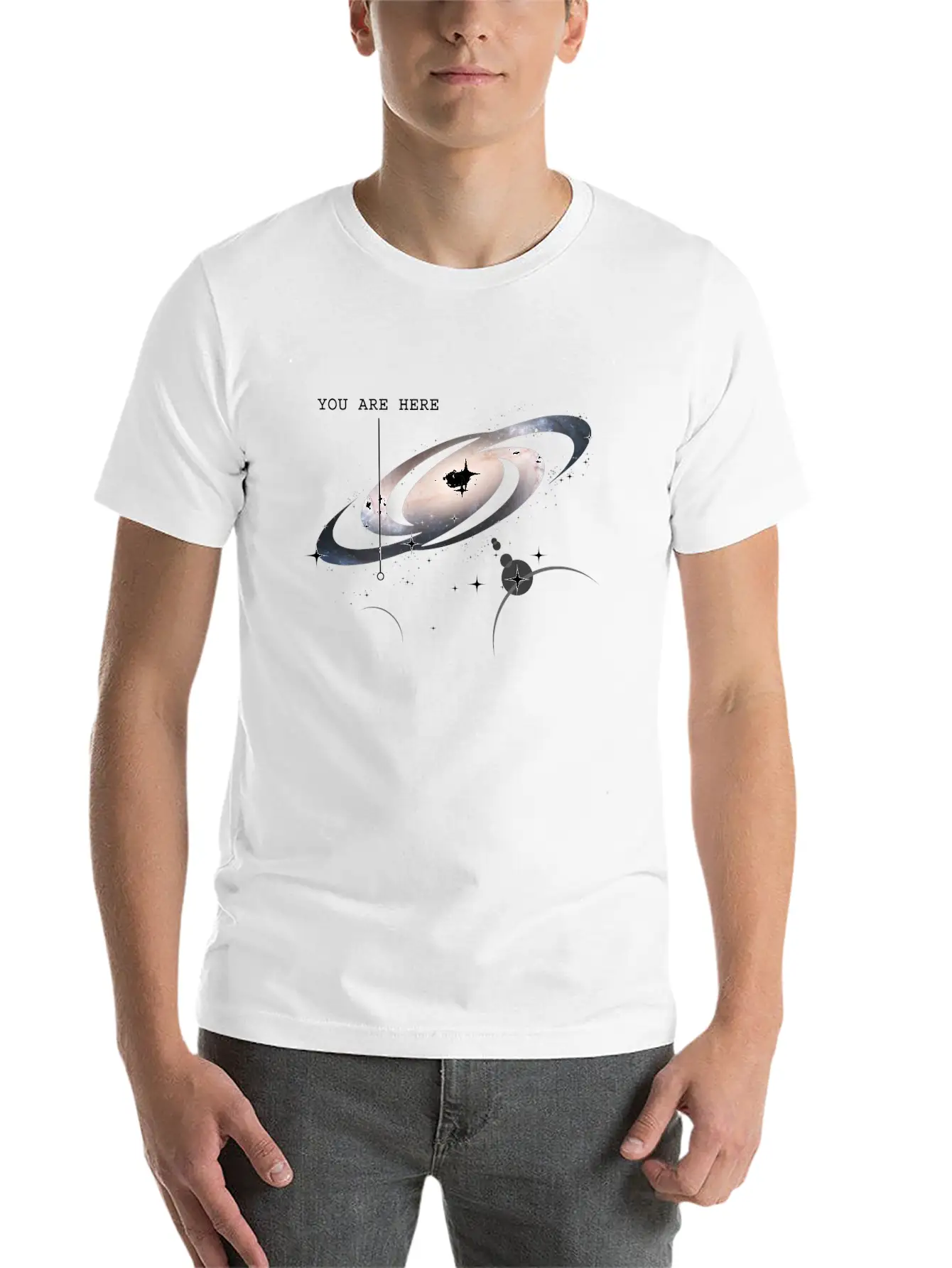 Galaxy Your Here Relaxed Everyday Tee – Lightweight And Durable Cotton