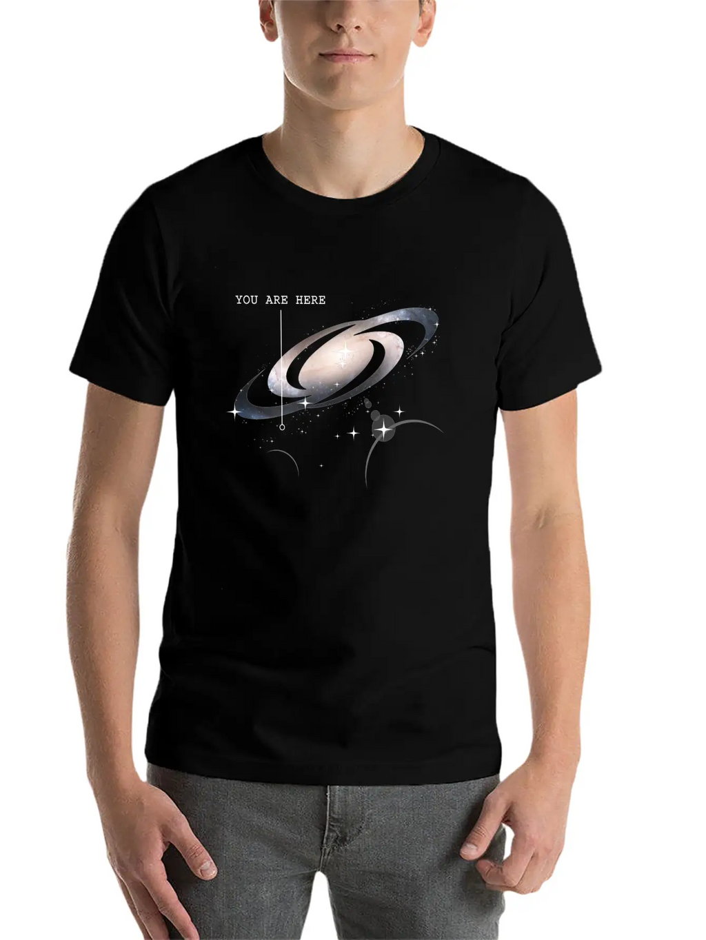 Galaxy Your Here Relaxed Everyday Tee – Lightweight And Durable Cotton