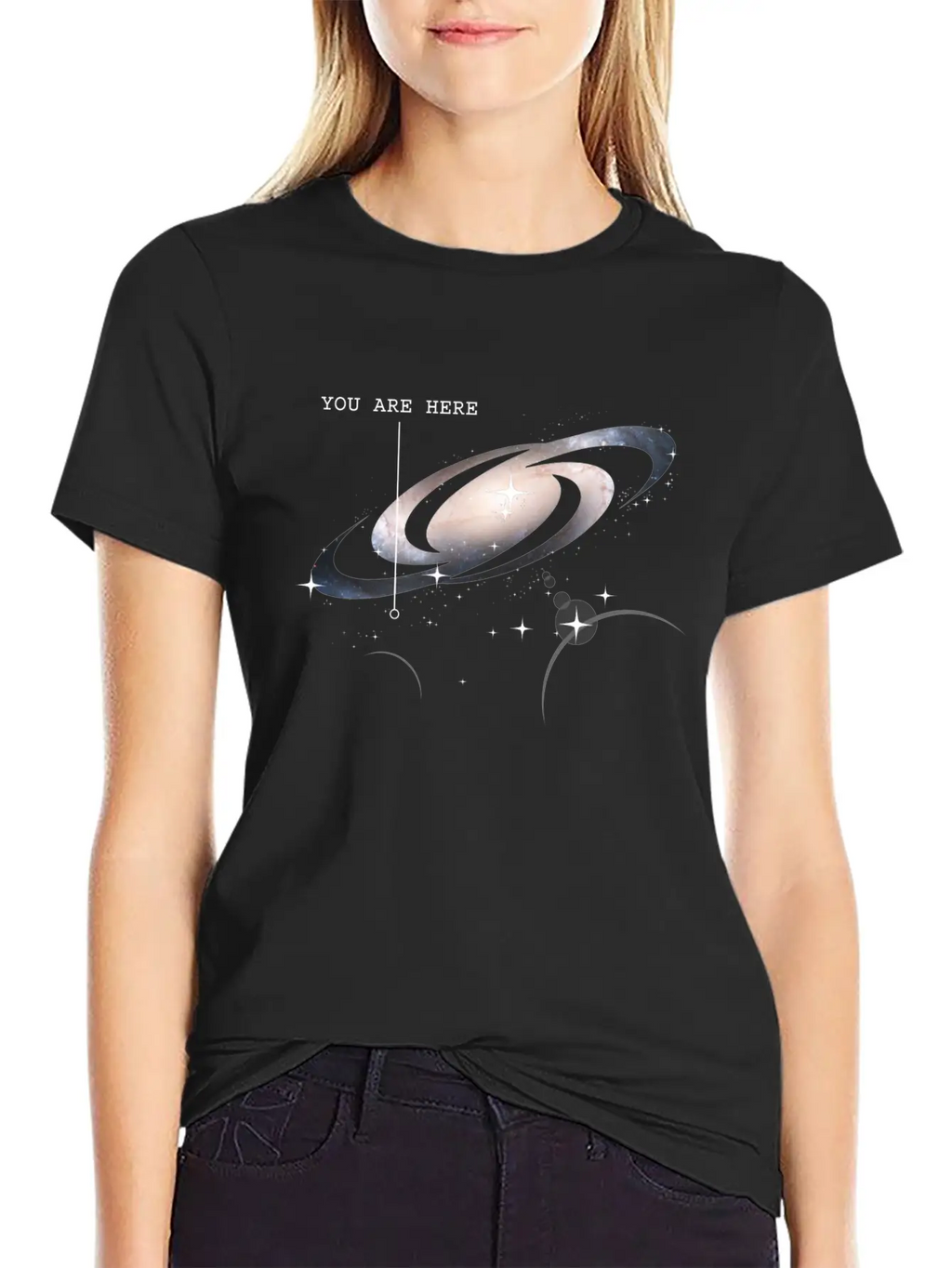 Galaxy Your Here Relaxed Everyday Tee – Lightweight And Durable Cotton