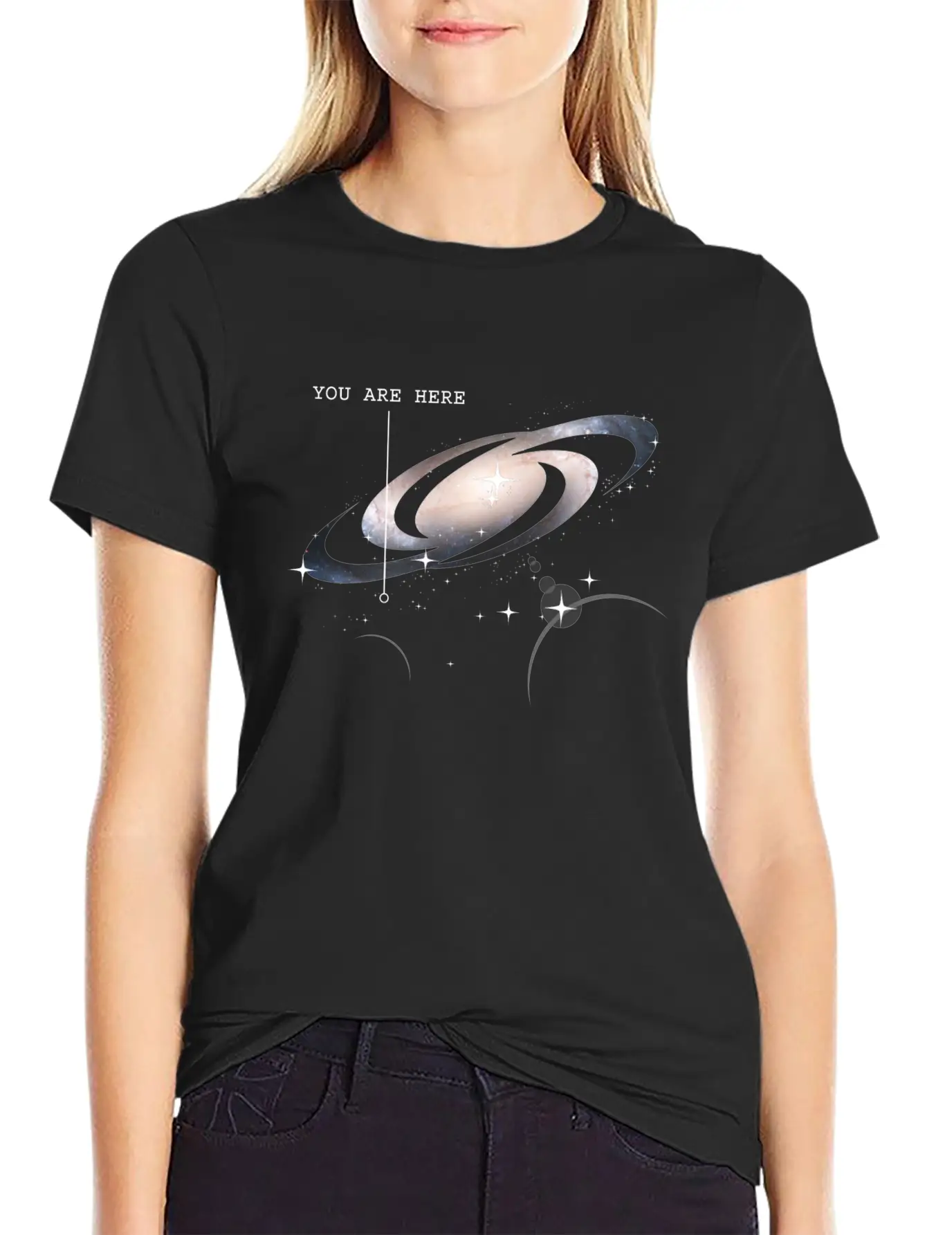 Galaxy Your Here Relaxed Everyday Tee – Lightweight And Durable Cotton