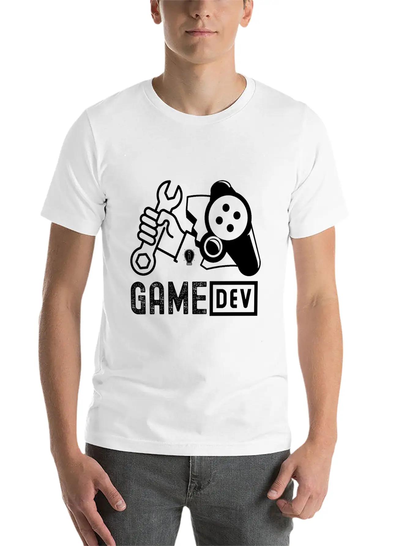 GAME DEV - GAME DEVELOPER Timeless Short Sleeve Tee – Comfy And Minimalist Design