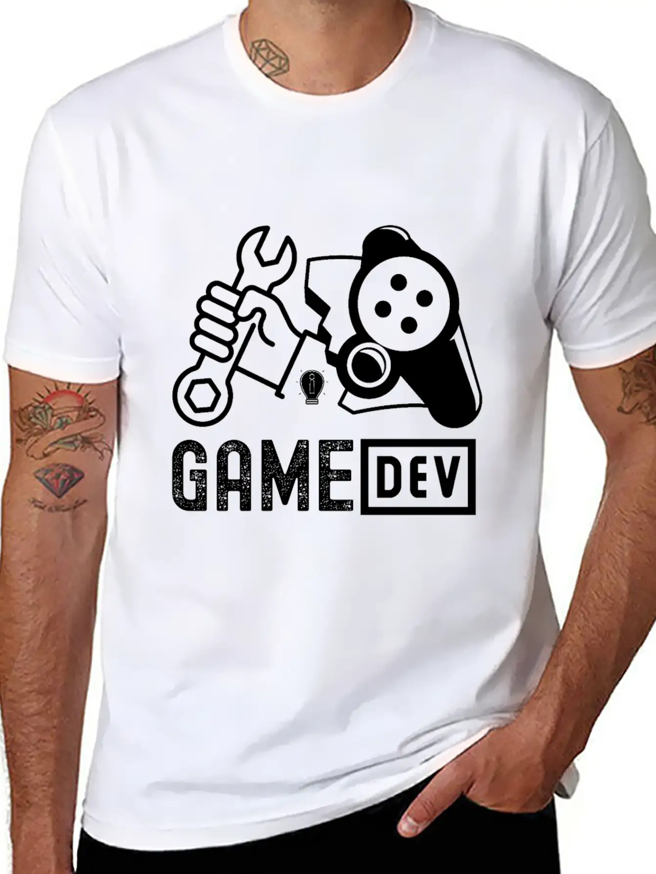 GAME DEV - GAME DEVELOPER Timeless Short Sleeve Tee – Comfy And Minimalist Design