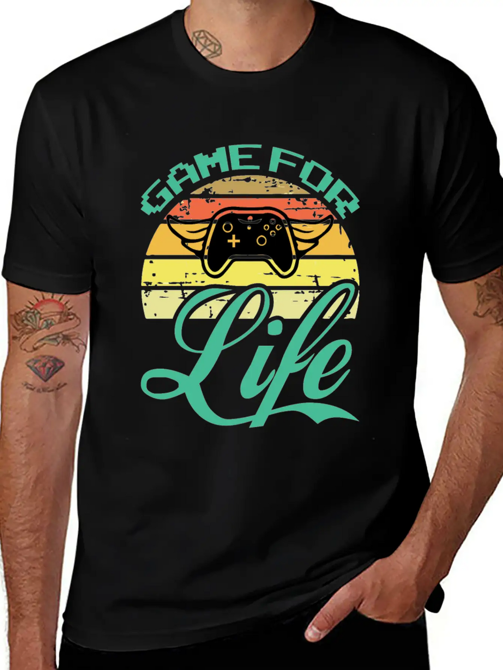 Game For Life Stylish Everyday T-Shirt – Unisex Basic Cotton Tee