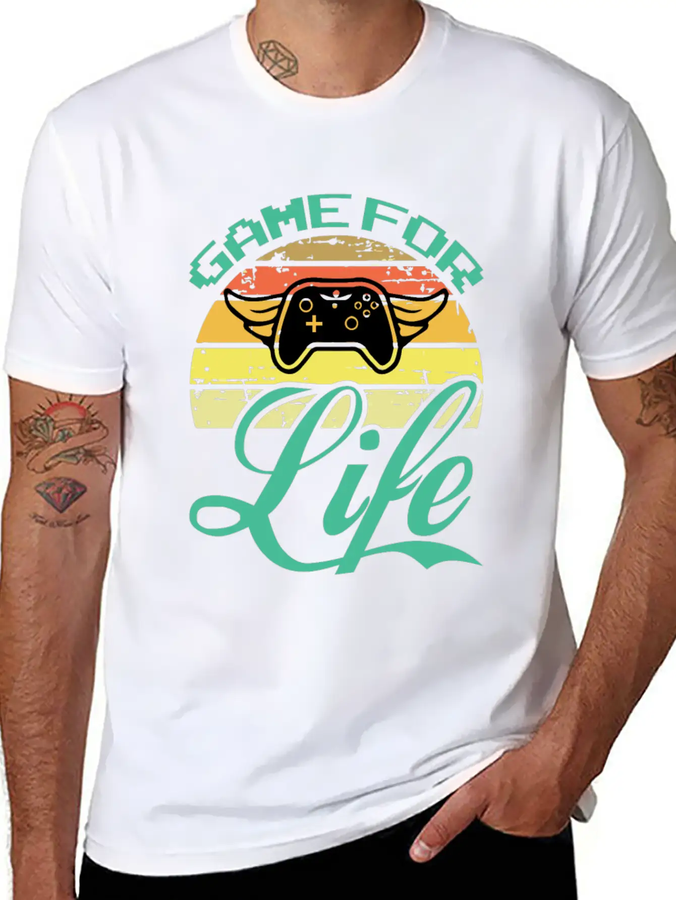 Game For Life Stylish Everyday T-Shirt – Unisex Basic Cotton Tee