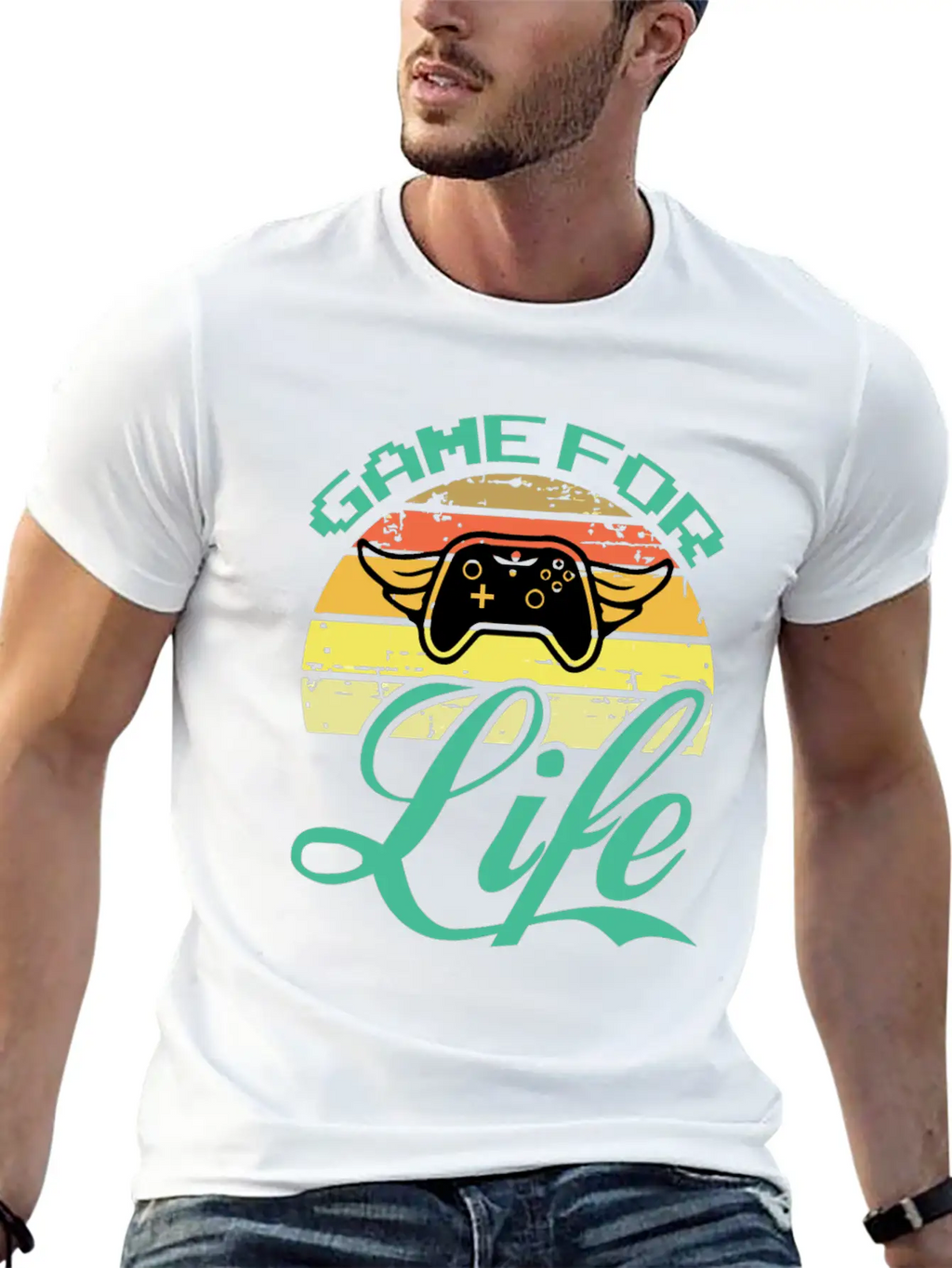 Game For Life Stylish Everyday T-Shirt – Unisex Basic Cotton Tee