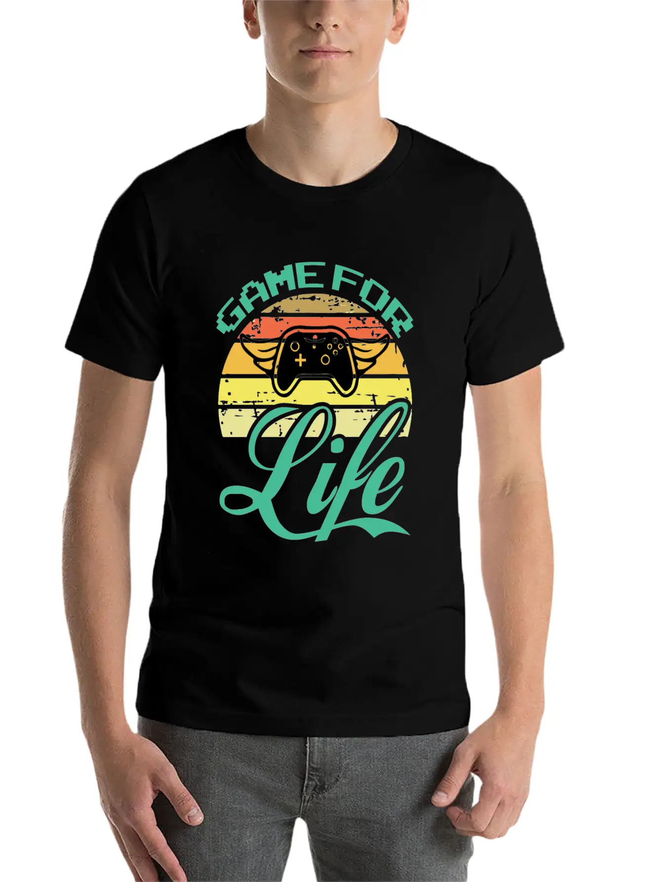 Game For Life Stylish Everyday T-Shirt – Unisex Basic Cotton Tee