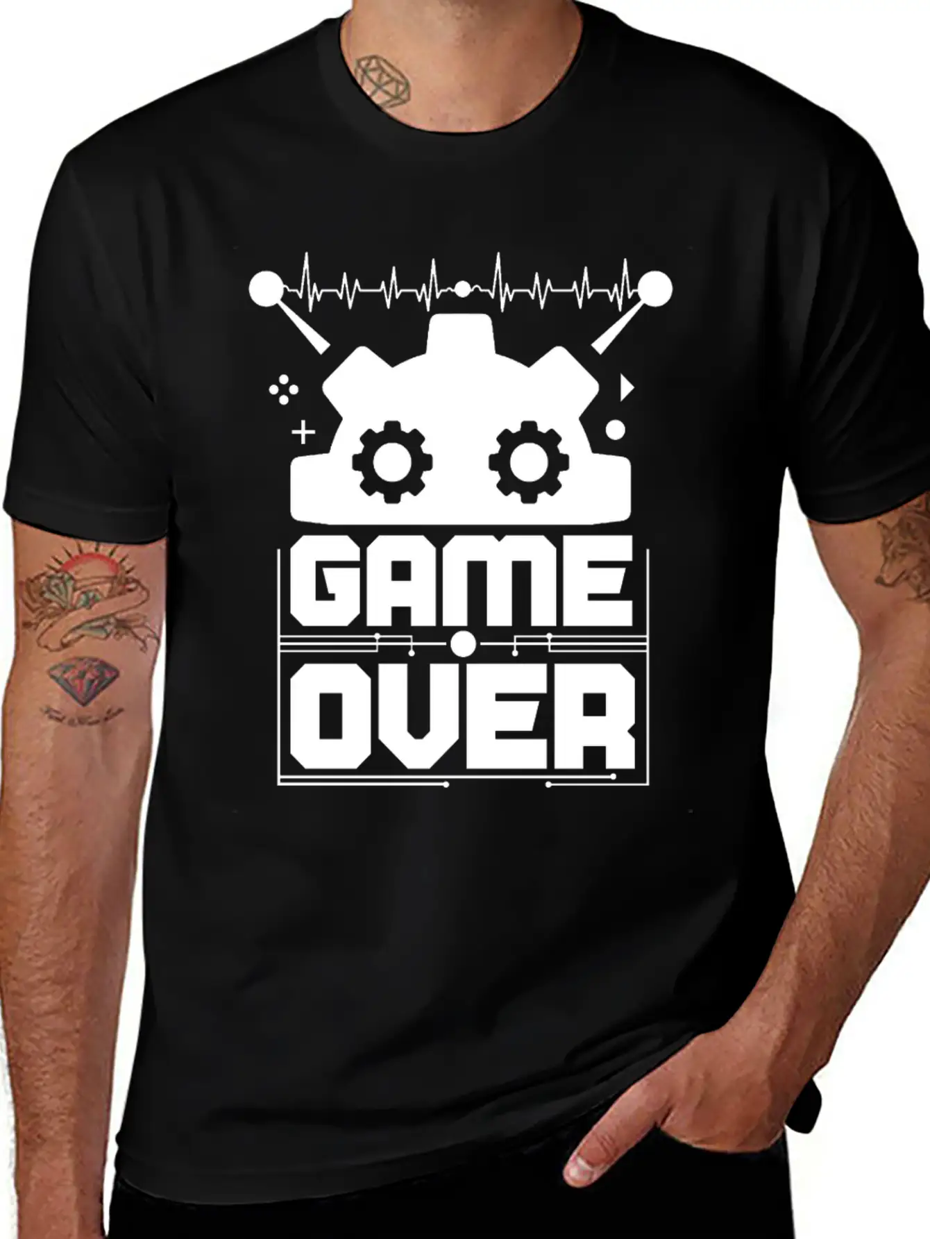 Game Over Essential Cotton Tee For Daily Outfits – Unisex Style