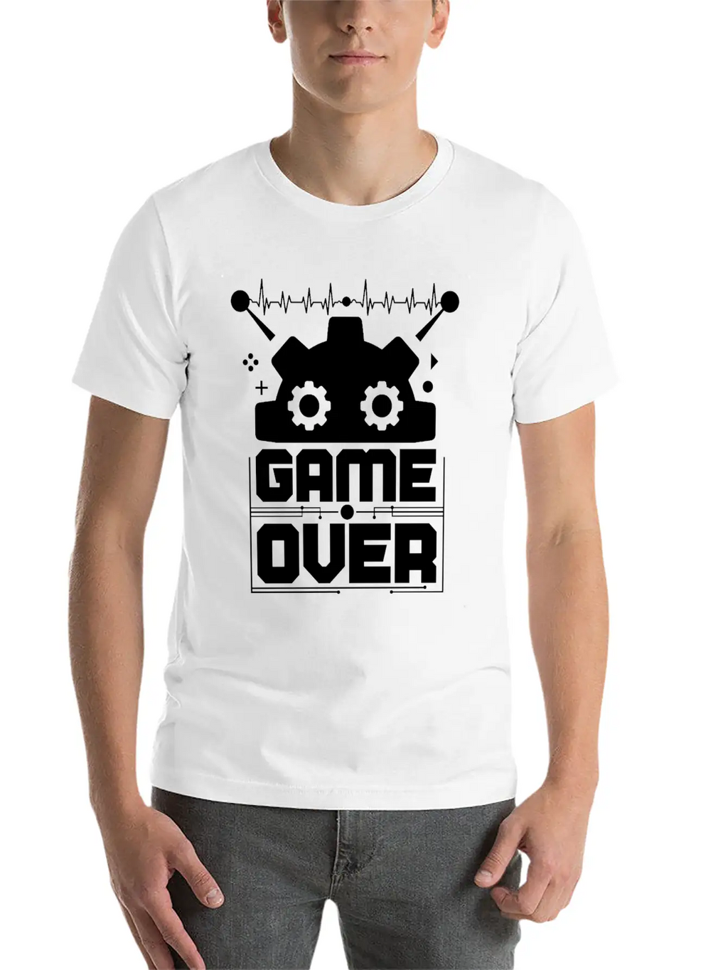 Game Over Essential Cotton Tee For Daily Outfits – Unisex Style