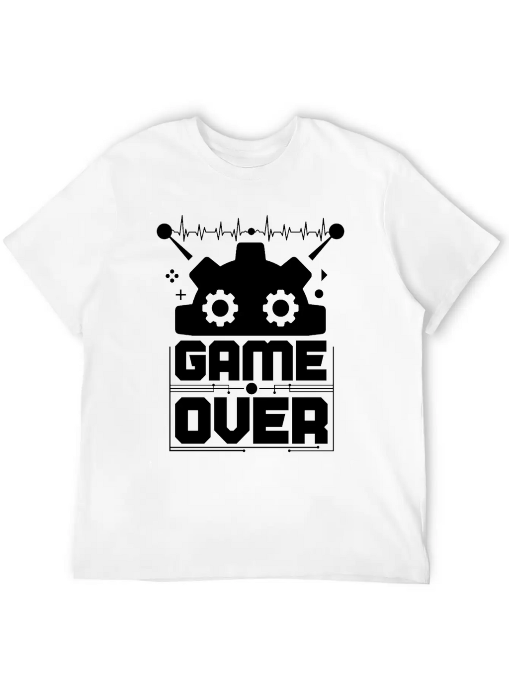Game Over Essential Cotton Tee For Daily Outfits – Unisex Style