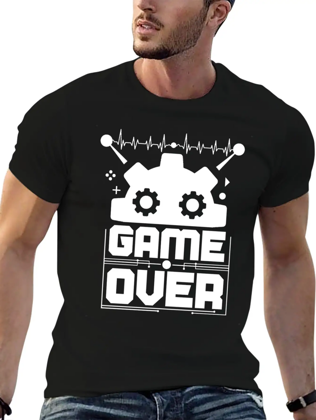 Game Over Essential Cotton Tee For Daily Outfits – Unisex Style