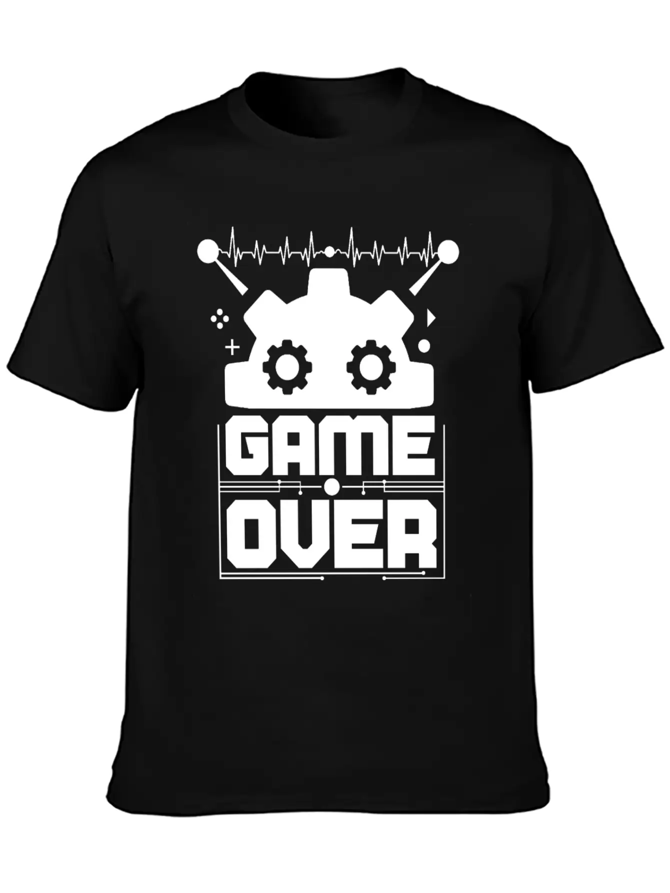 Game Over Essential Cotton Tee For Daily Outfits – Unisex Style