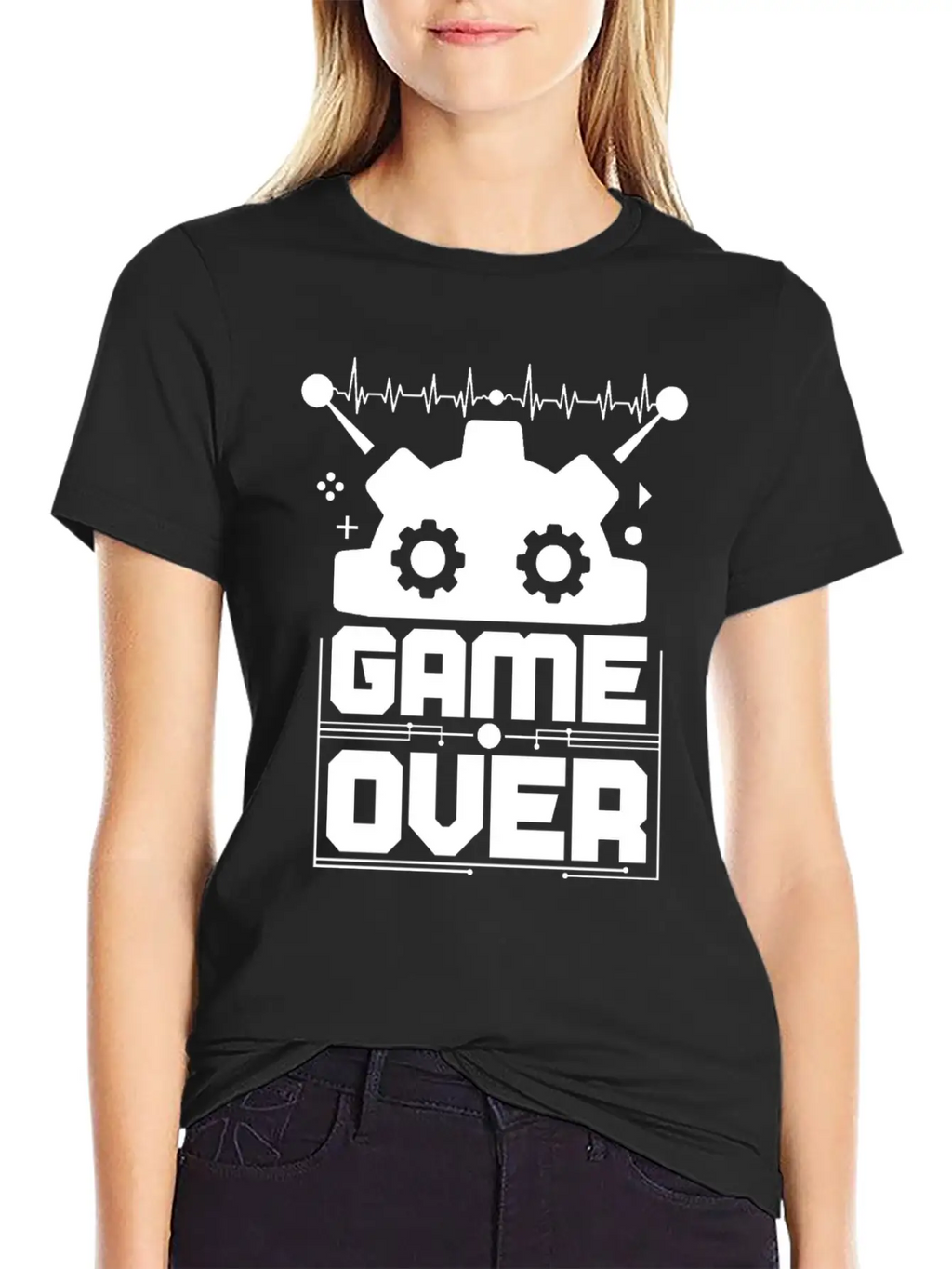 Game Over Essential Cotton Tee For Daily Outfits – Unisex Style