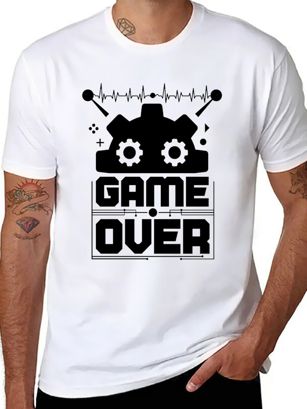 Game Over Essential Cotton Tee For Daily Outfits – Unisex Style